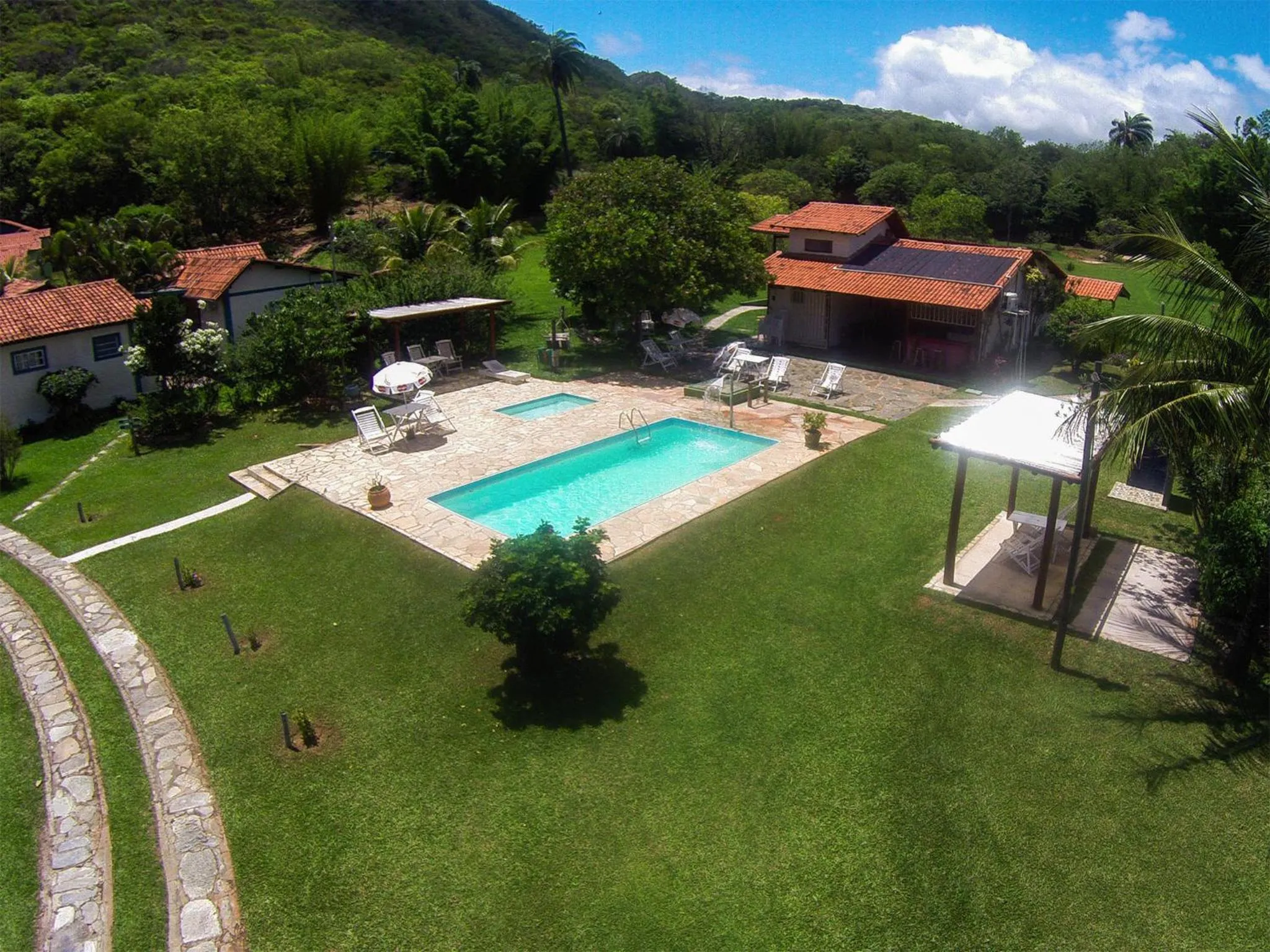 Bird's eye view in Pousada Chão da Serra