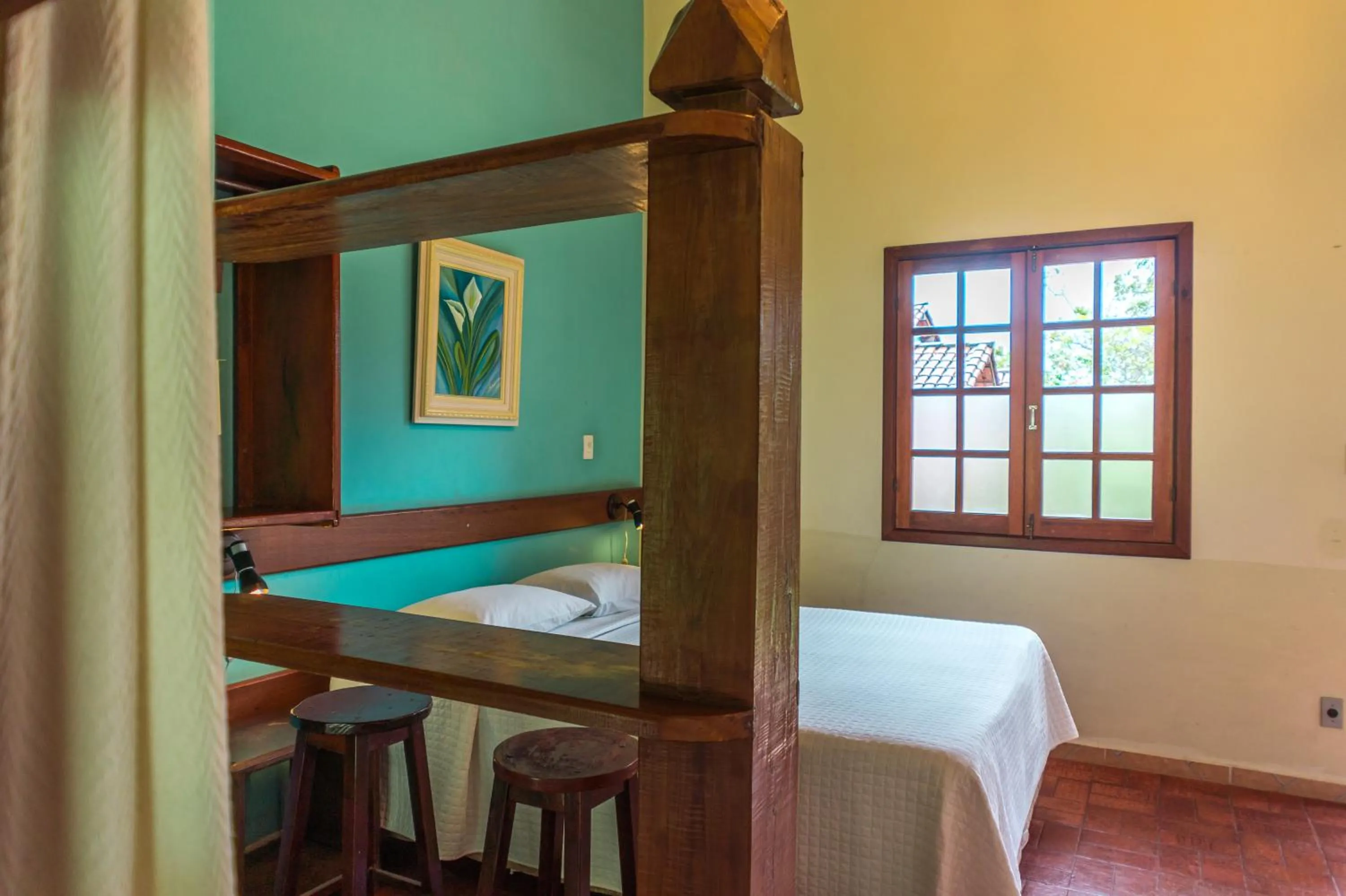 Photo of the whole room, Bed in Pousada Chão da Serra