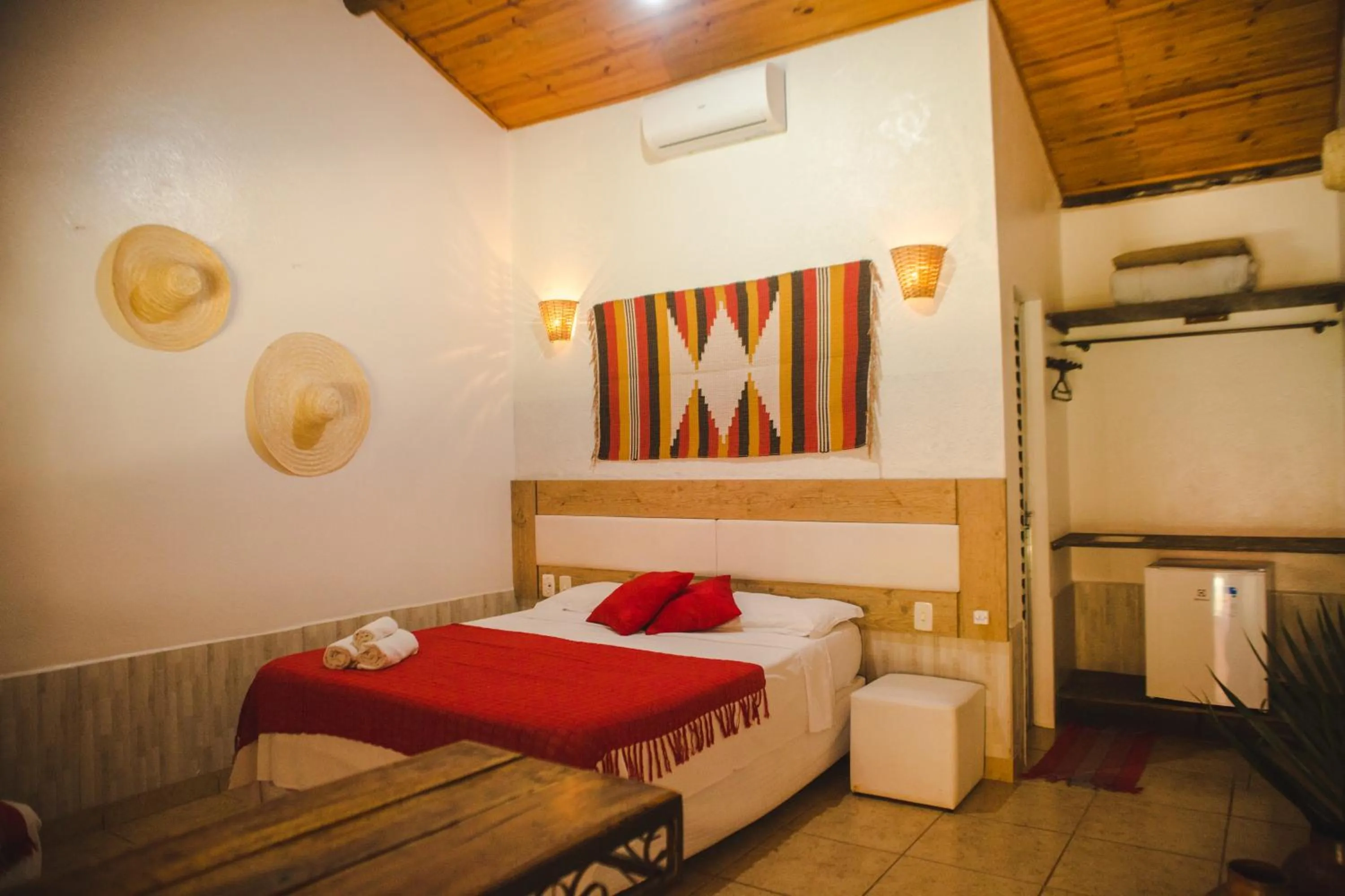 Bed in Pousada Cipó Prata