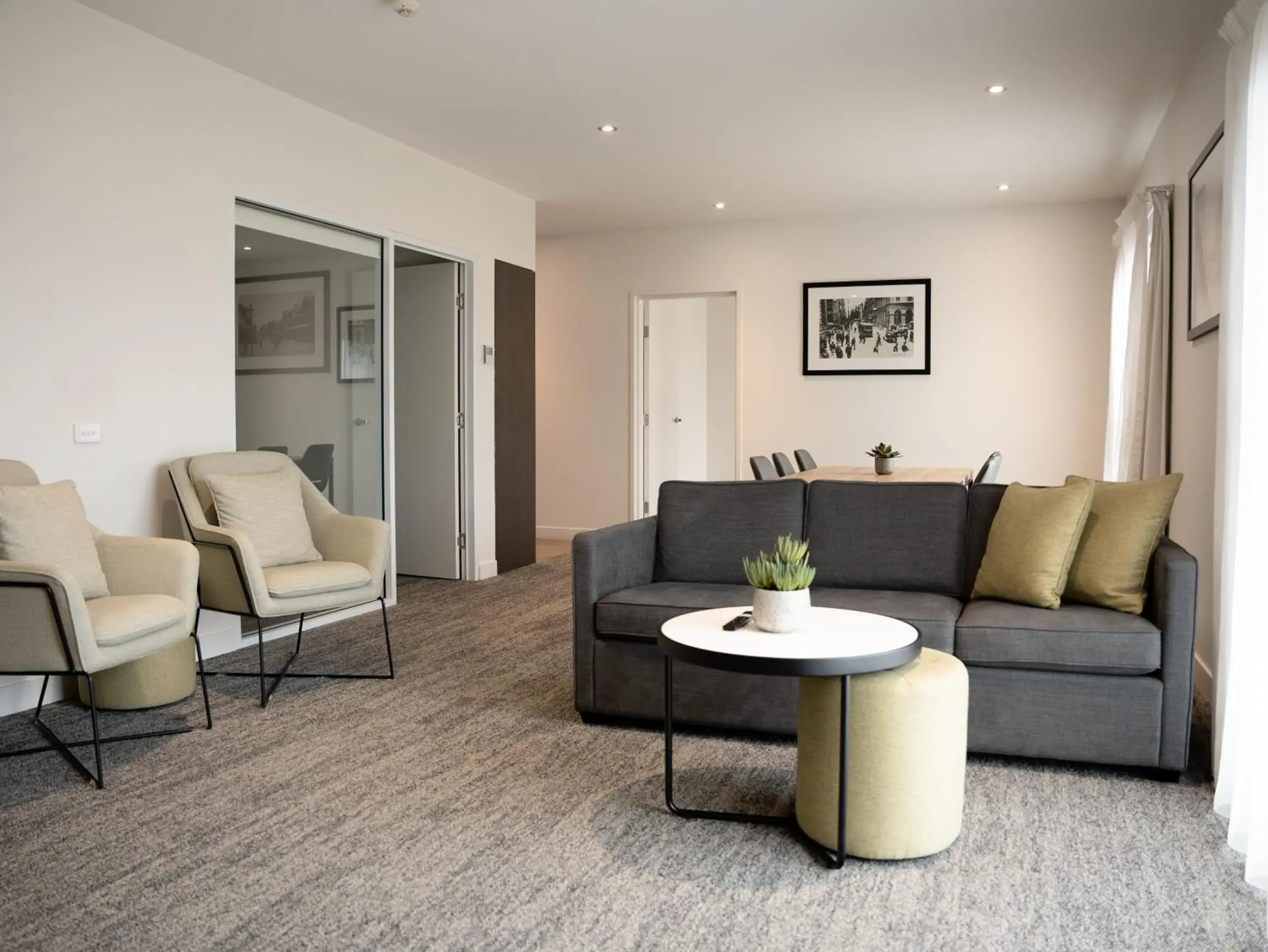 Living room in Quest Wodonga Living room in Quest Wodonga