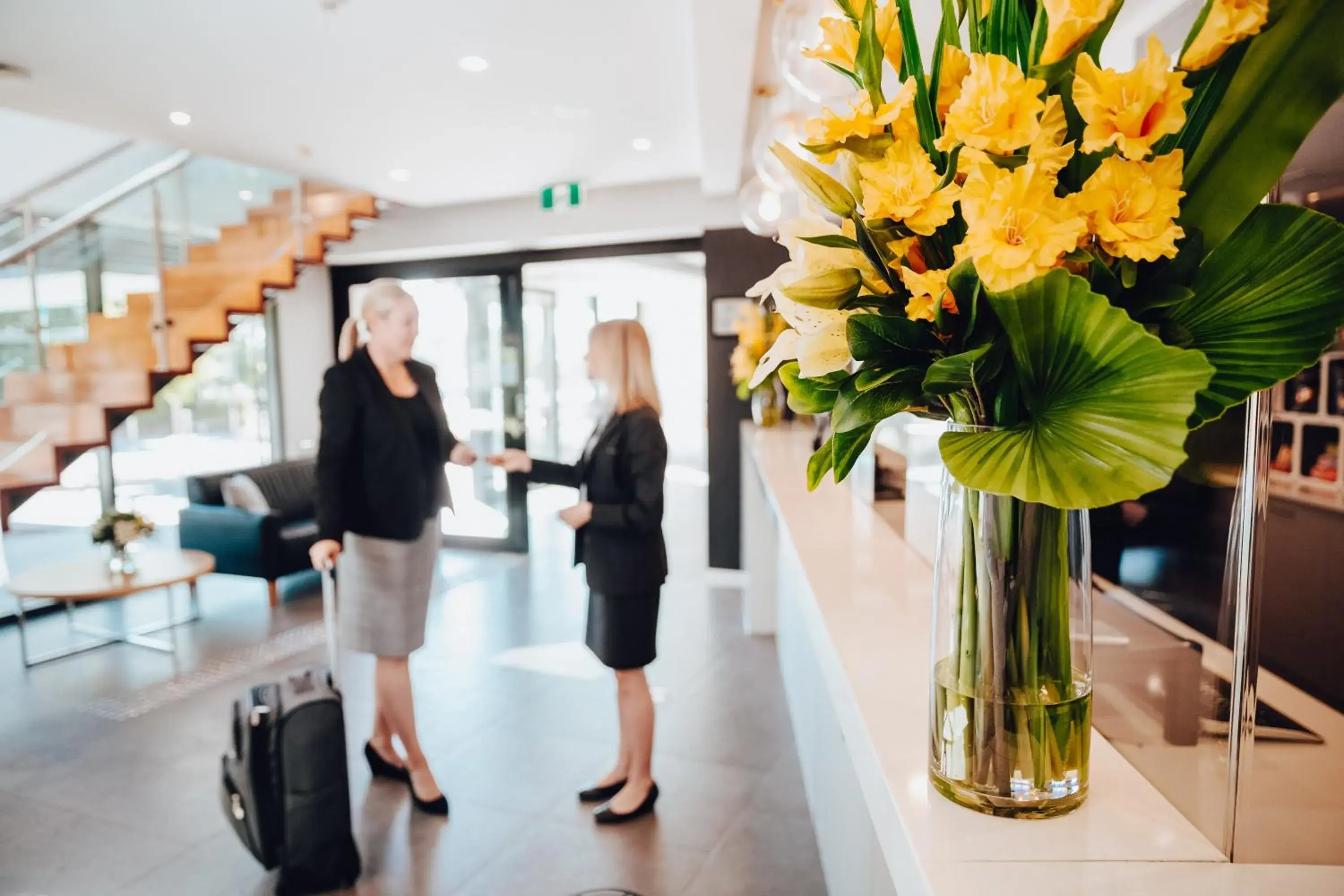 Lobby or reception in Quest Wodonga Lobby or reception in Quest Wodonga