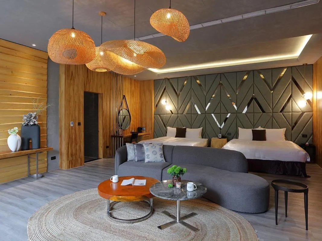 Bed in 沐蘭精品旅館-台中館 Mulan Boutique Hotel