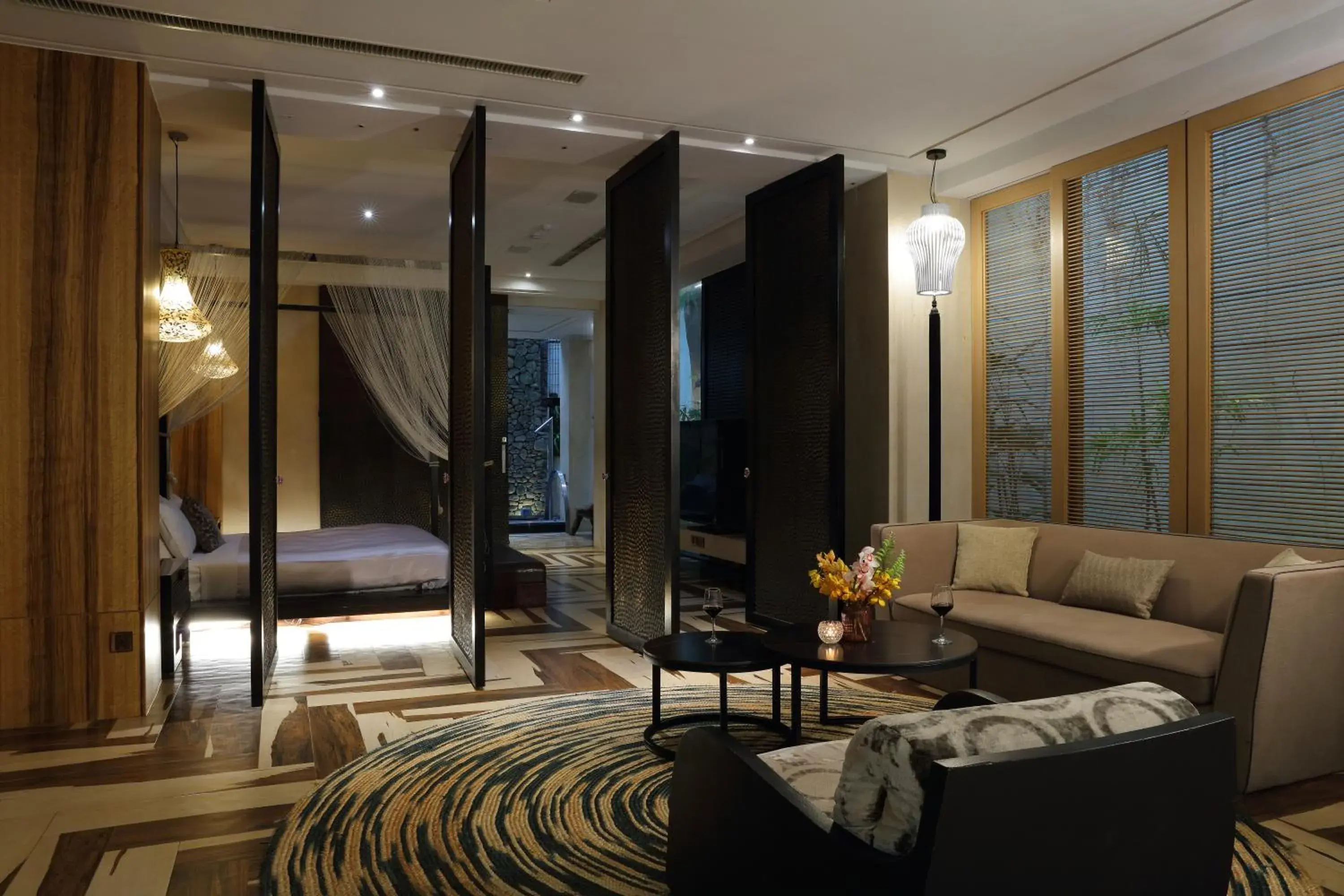 Bed in 沐蘭精品旅館-台中館Mulan Boutique Hotel Bed in 沐蘭精品旅館-台中館Mulan Boutique Hotel