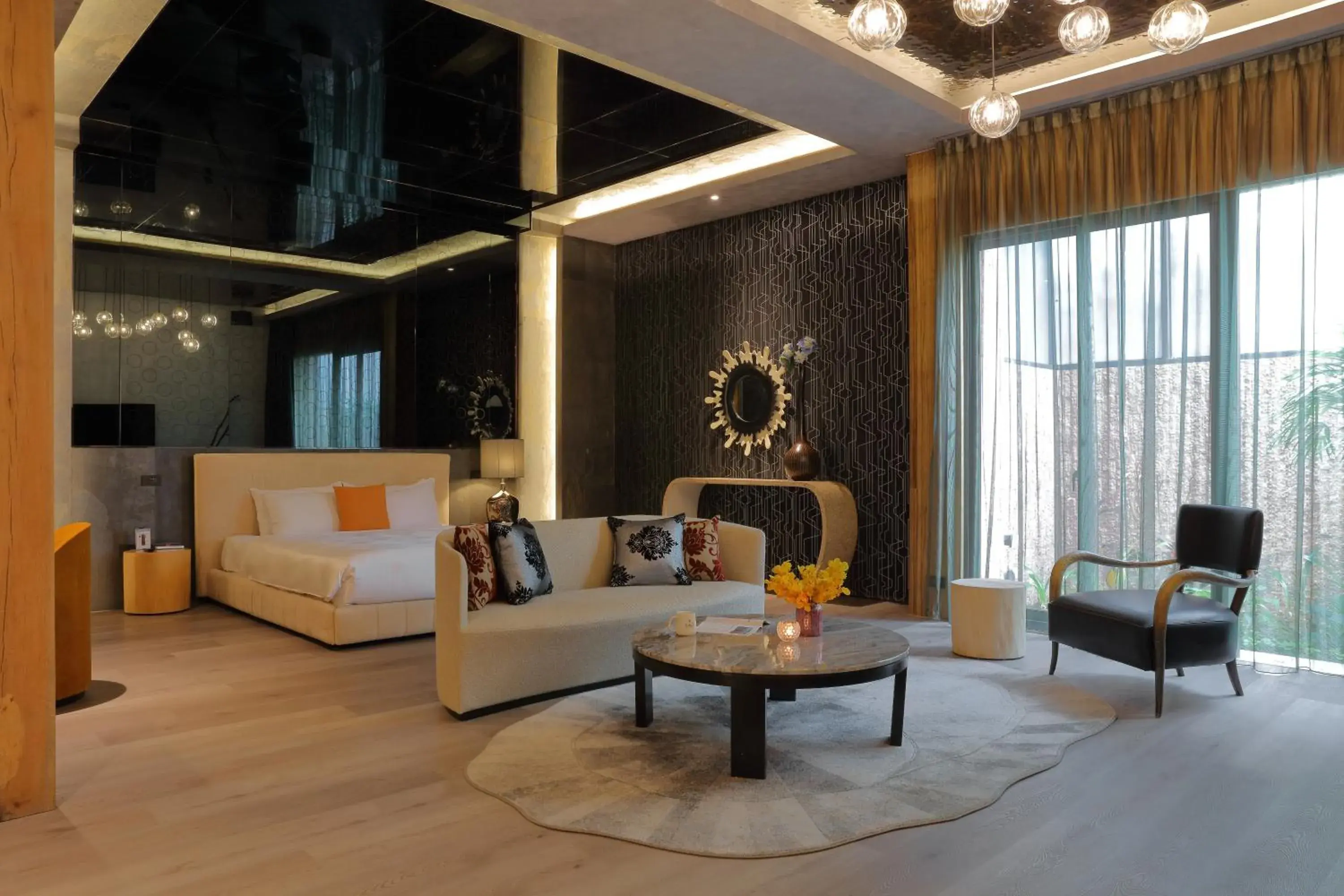 Bed in 沐蘭精品旅館-台中館Mulan Boutique Hotel Bed in 沐蘭精品旅館-台中館Mulan Boutique Hotel