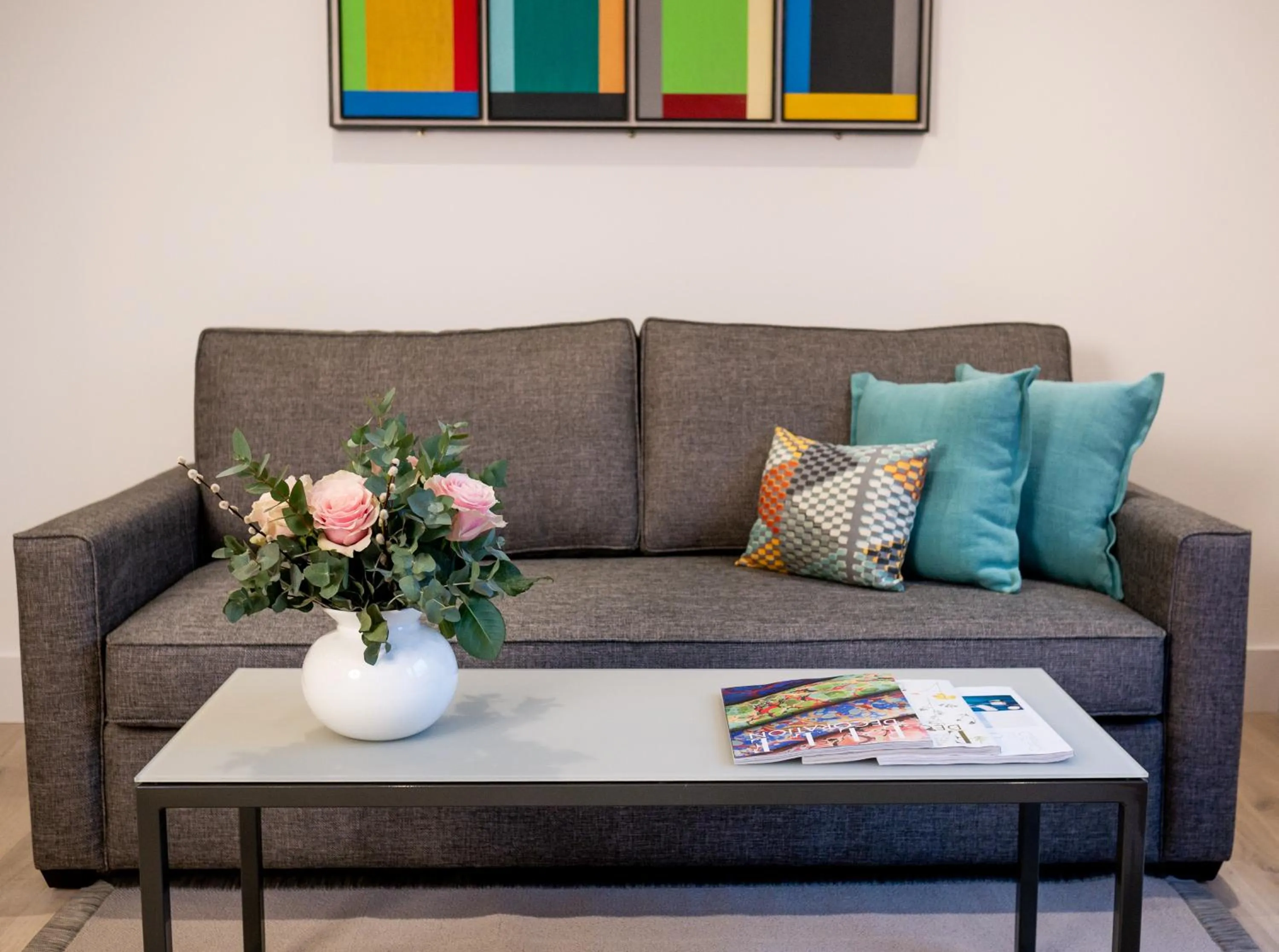 Living room in Q Square by Supercity Aparthotels