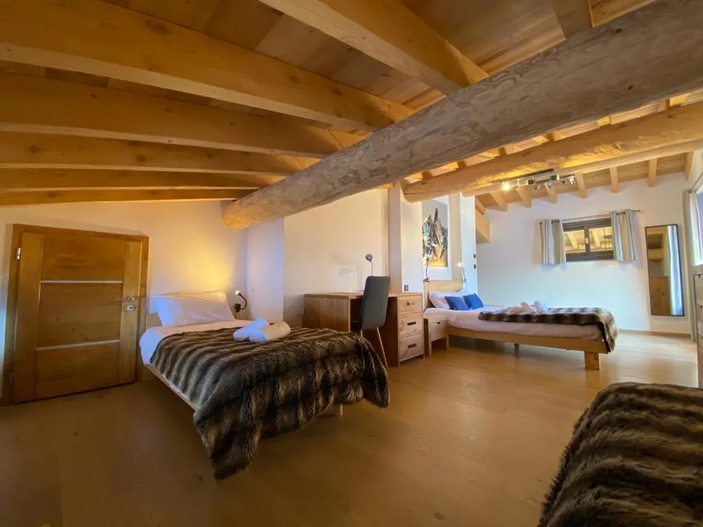 Bed in Chalet Mountain Vibes