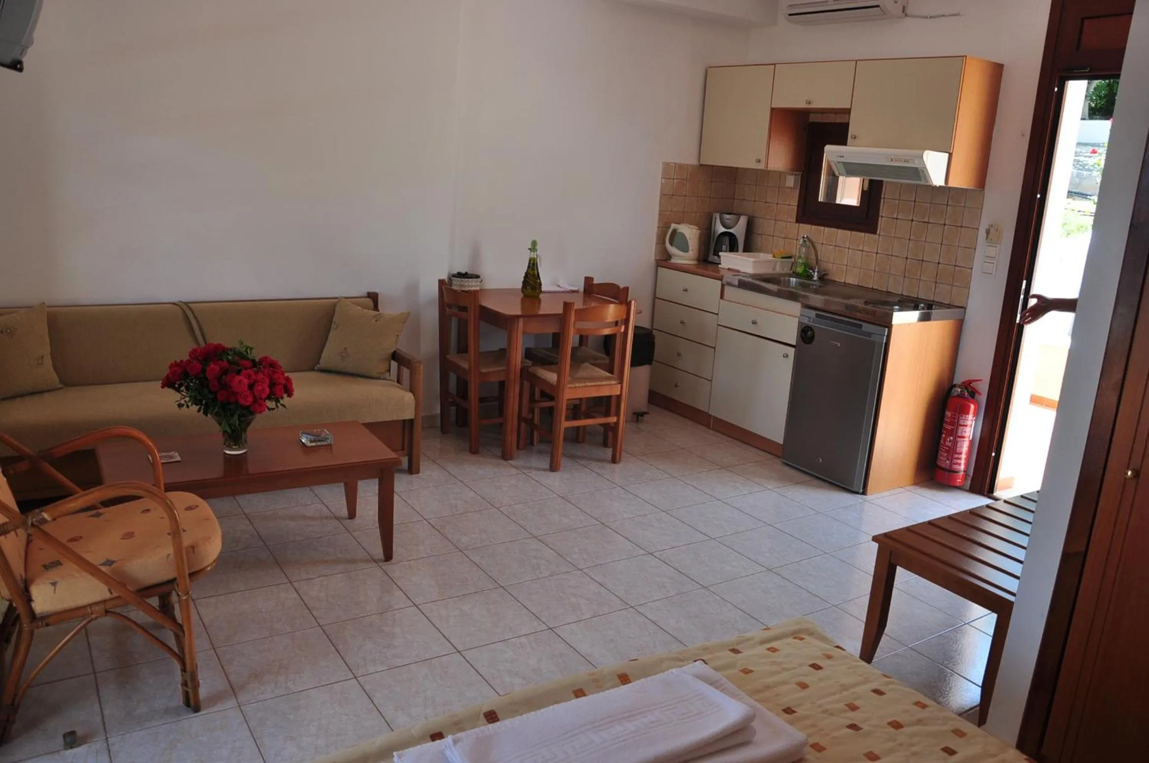Kitchen or kitchenette in Kato Zakros Palace Apartments
