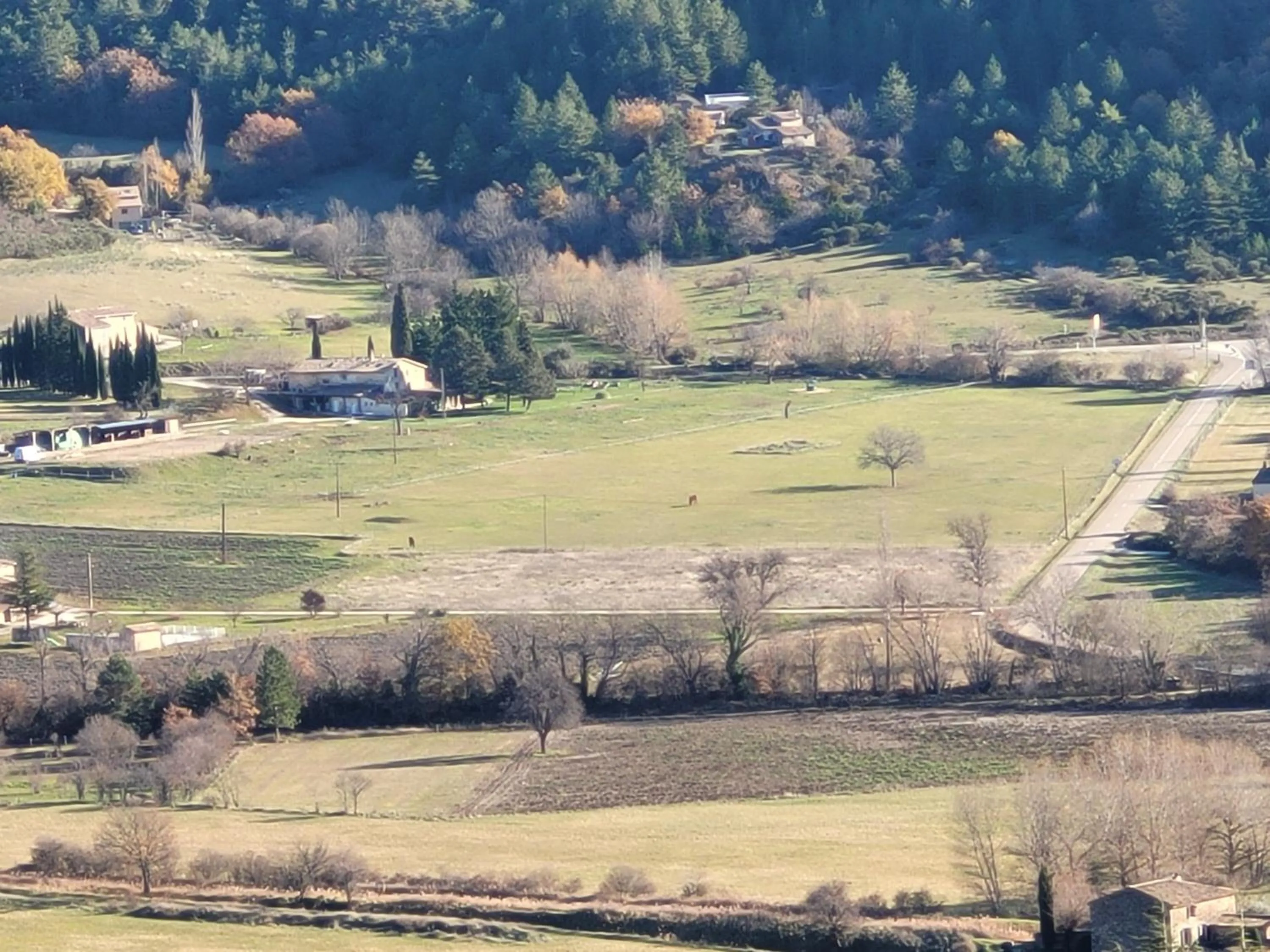 Bird's eye view in Mas de Reilhanette
