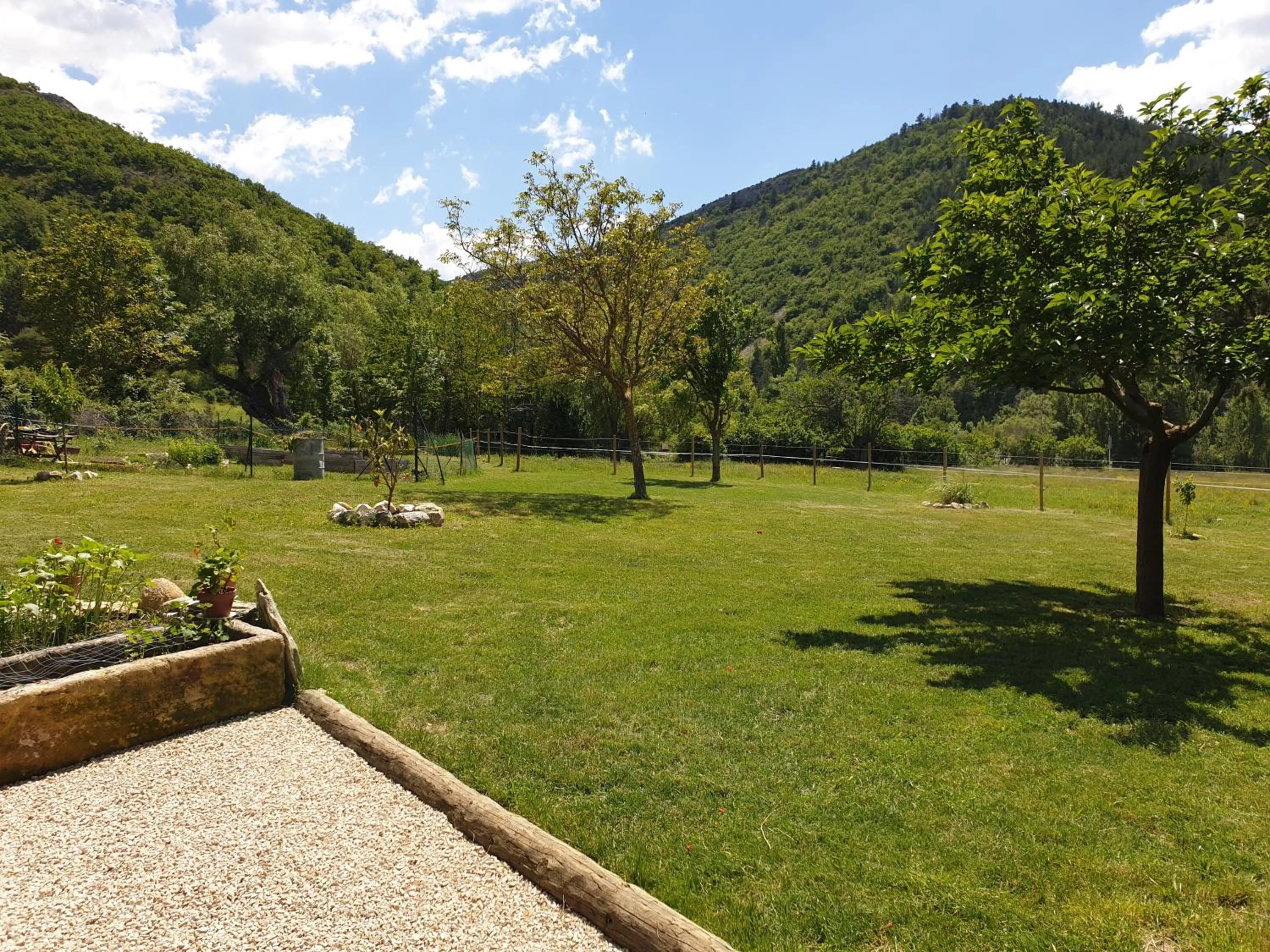 Garden in Mas de Reilhanette