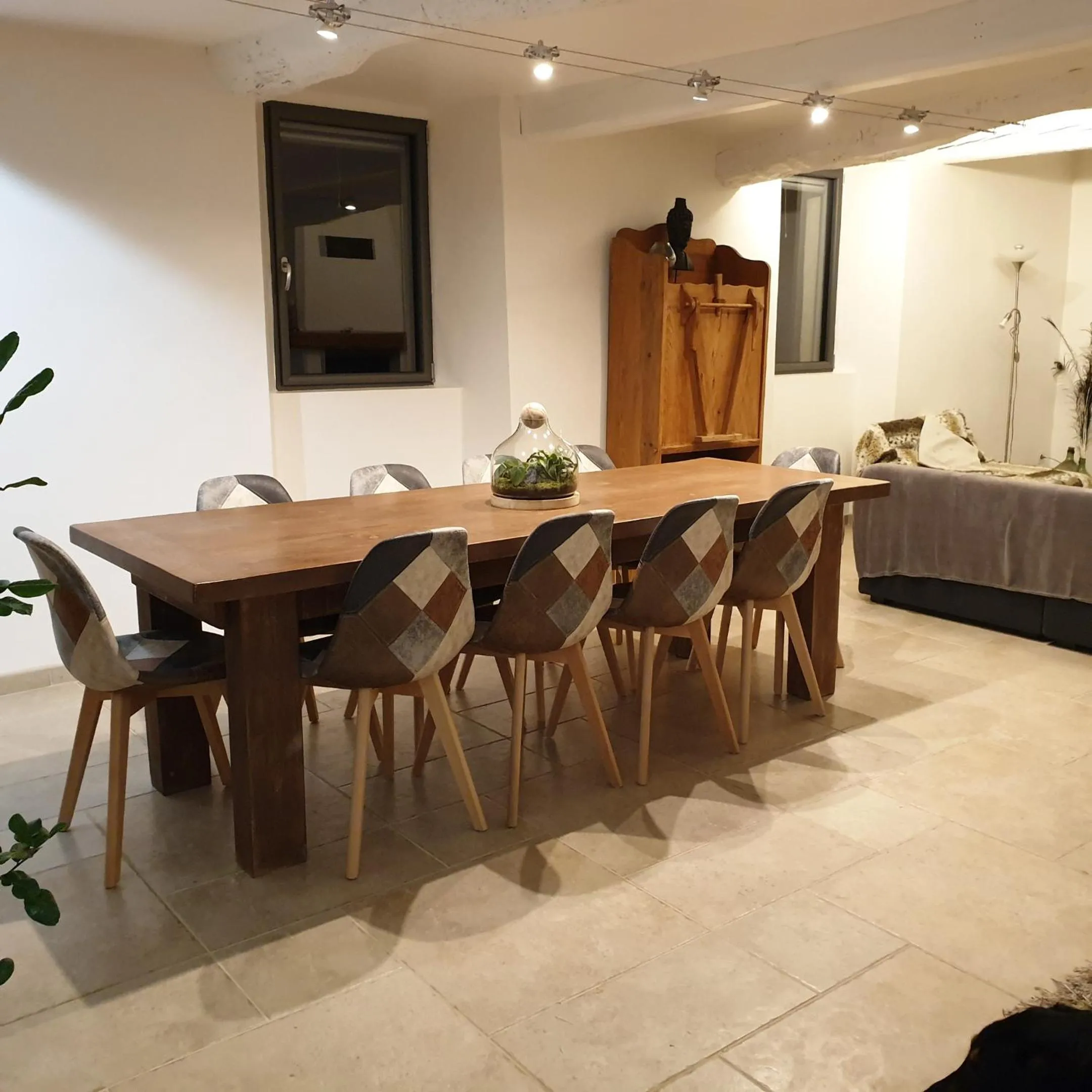 Dining area in Mas de Reilhanette