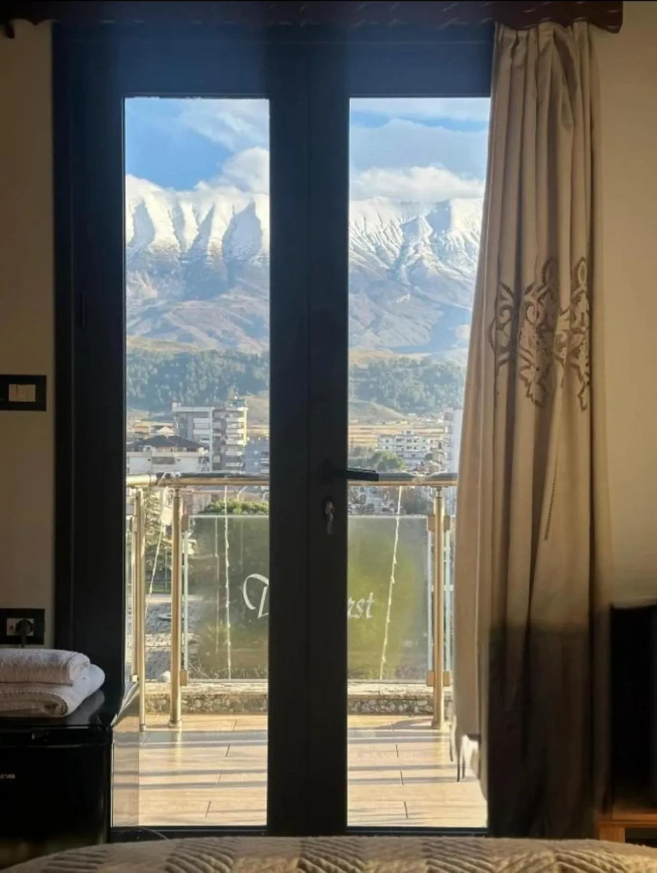 Mountain view in Hotel The First