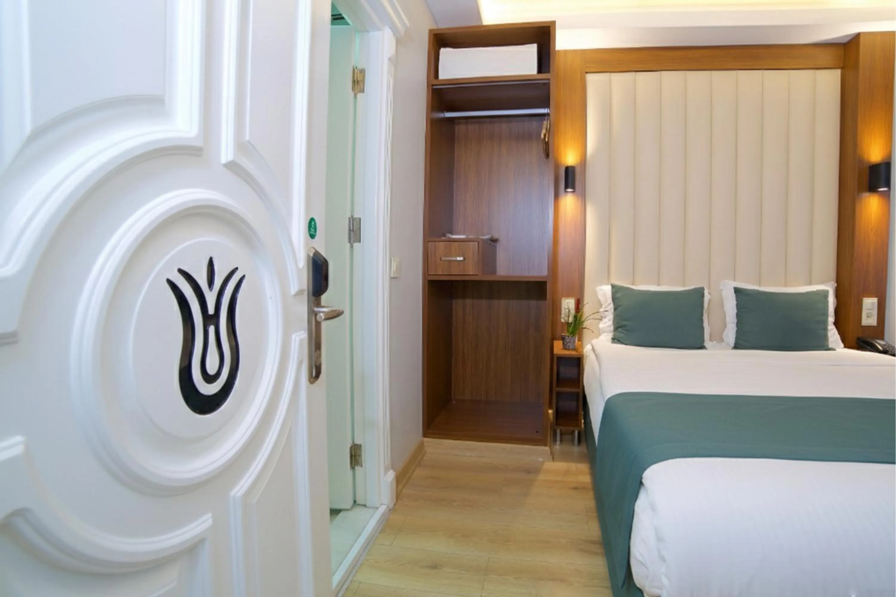 Bed in Hotel Black Tulip