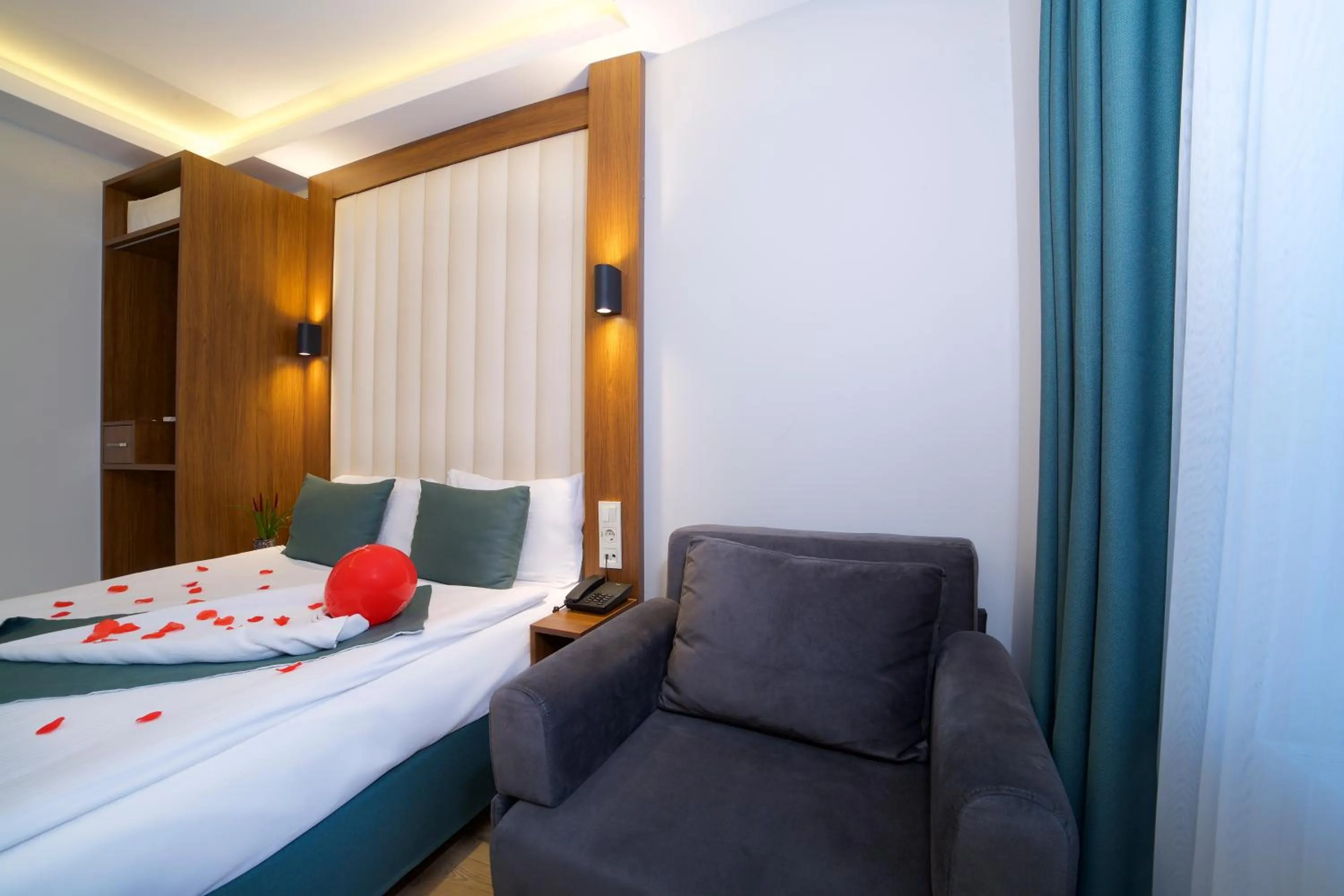 Bed in Hotel Black Tulip