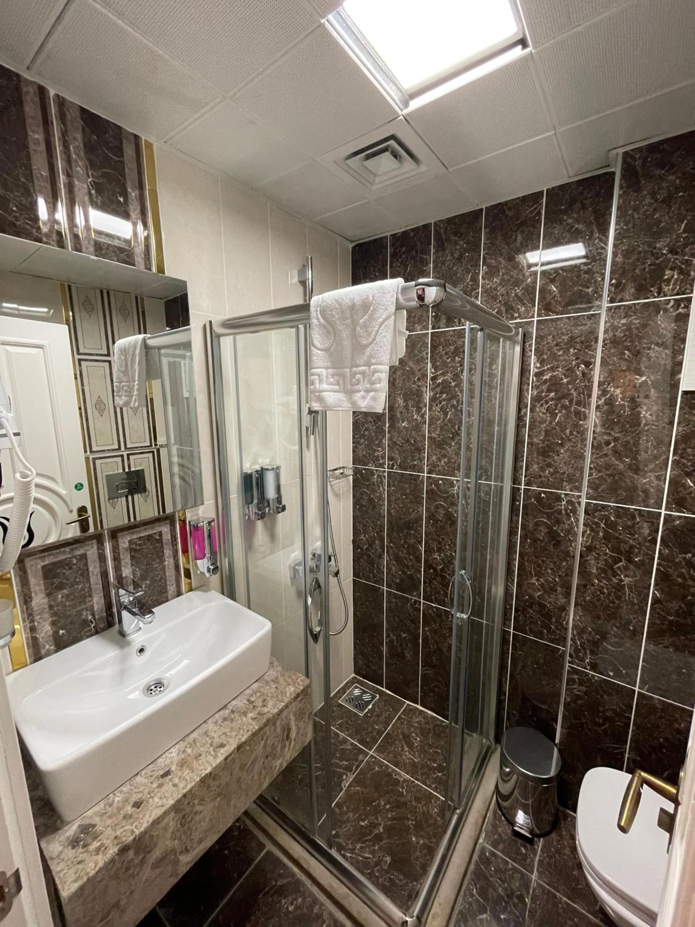 Shower in Hotel Black Tulip