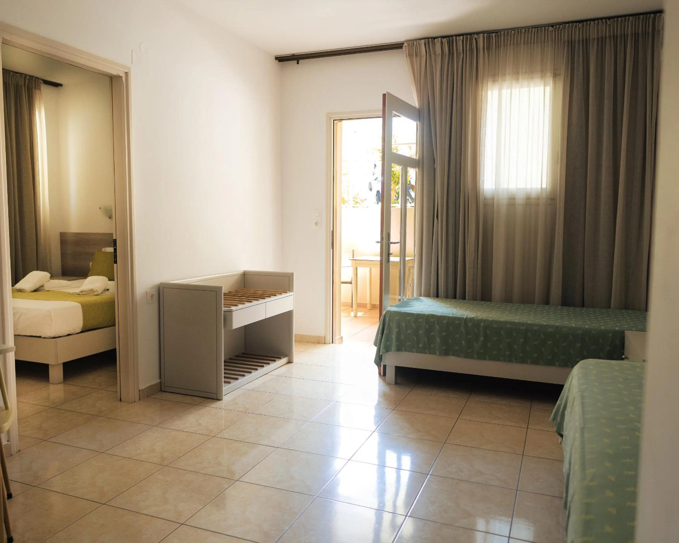 Bed in Ilian Beach & Apartments