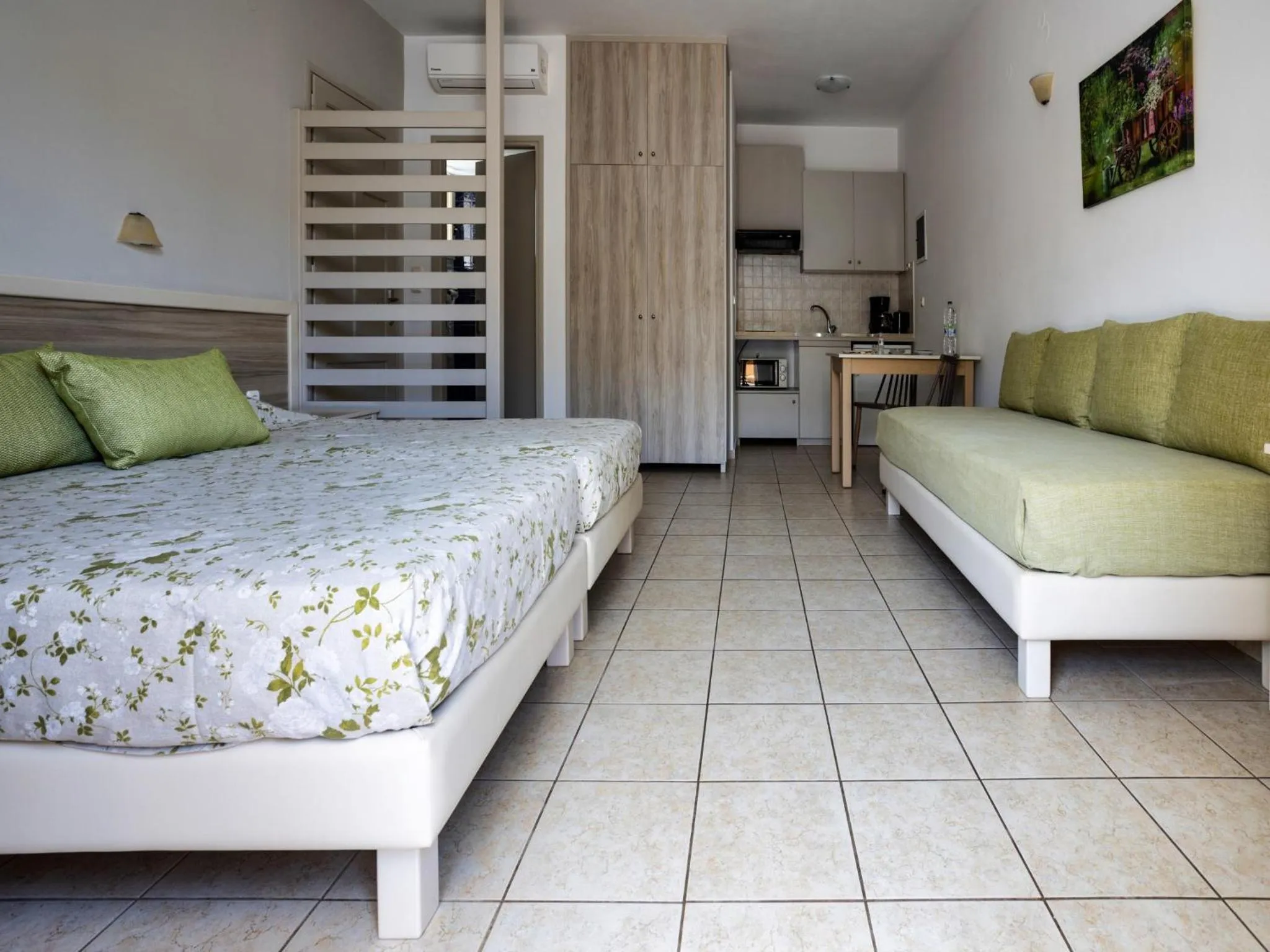 Bed in Ilian Beach & Apartments