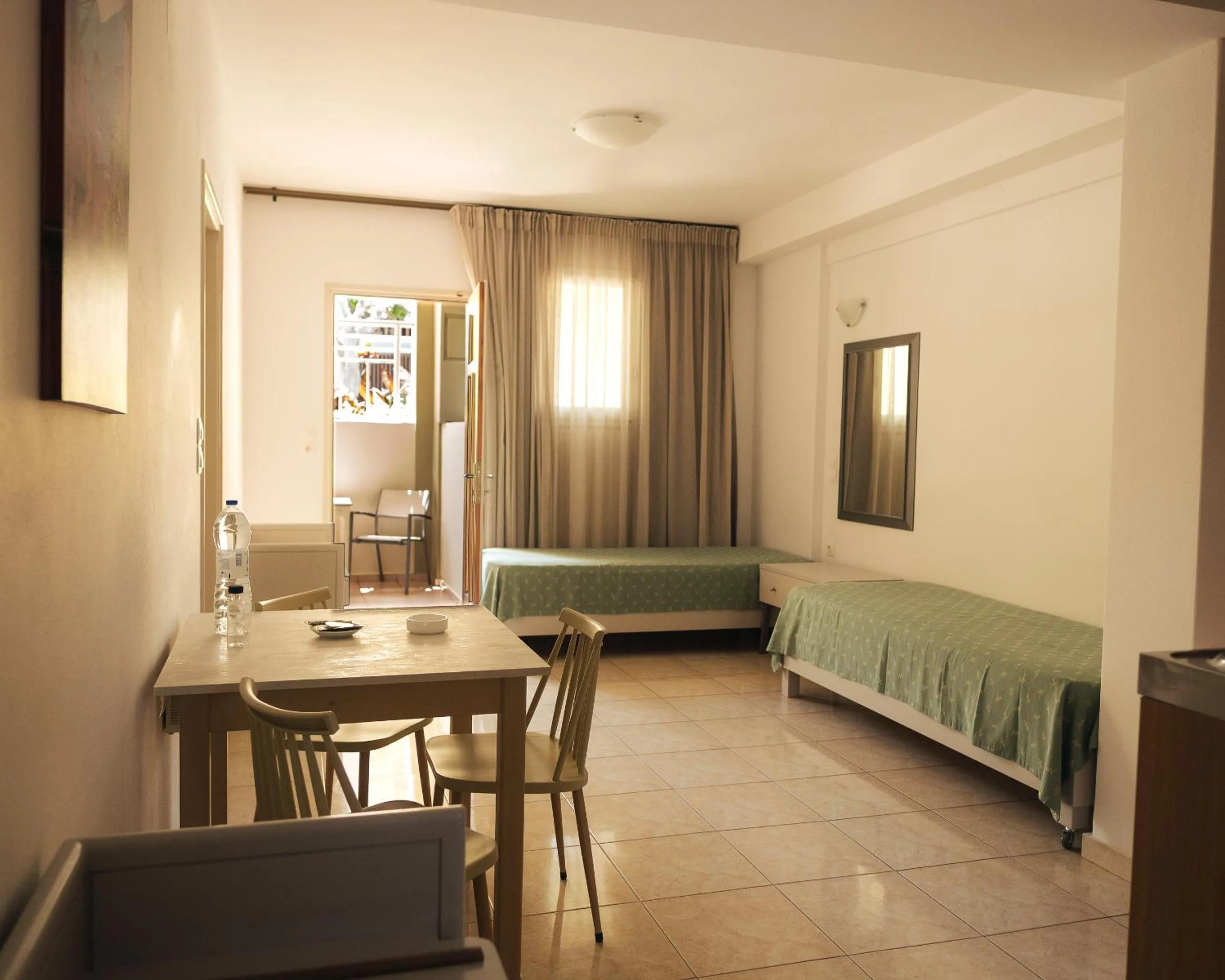 Bed in Ilian Beach & Apartments