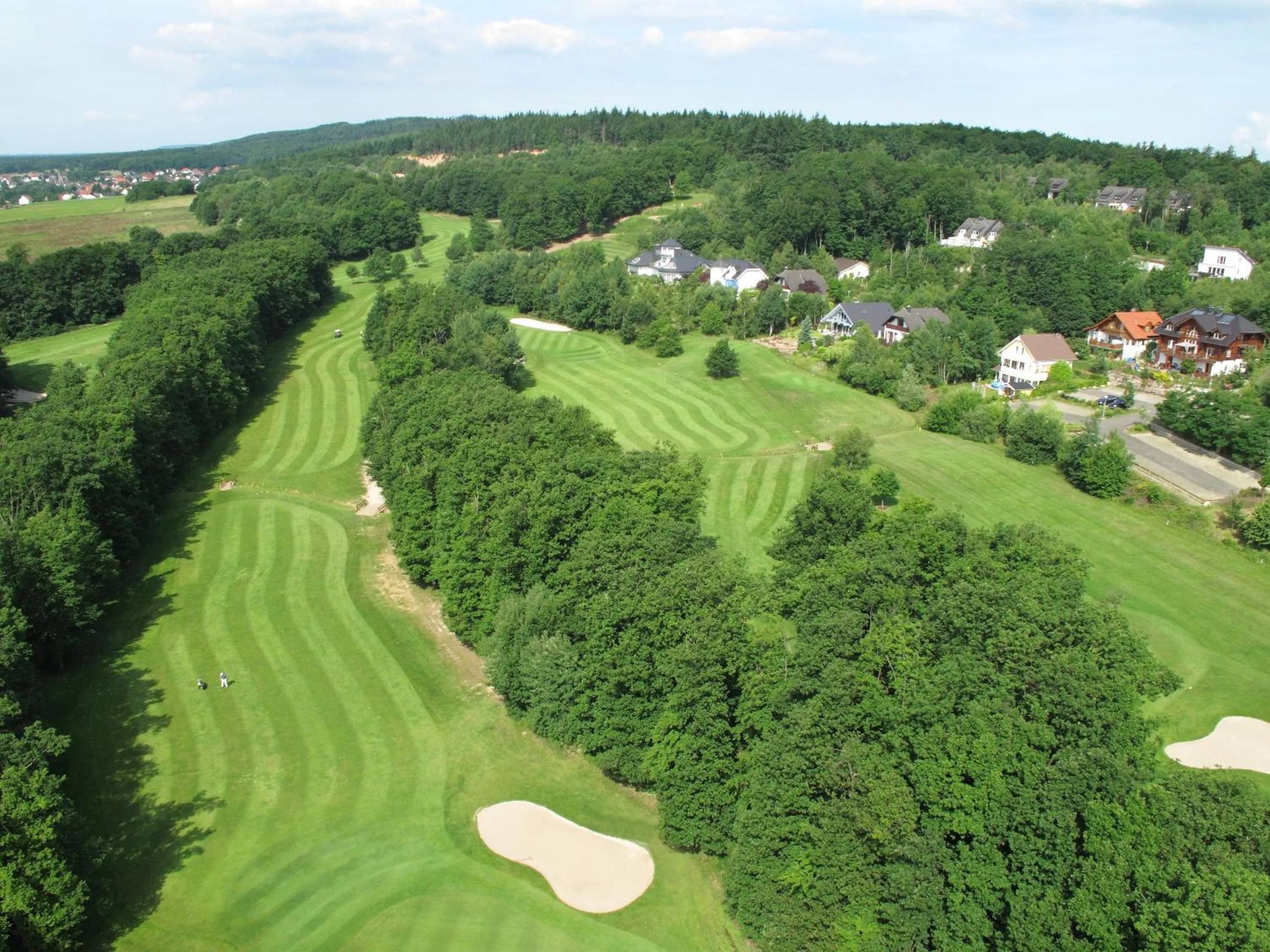 Bird's eye view in Land & Golf Hotel Stromberg