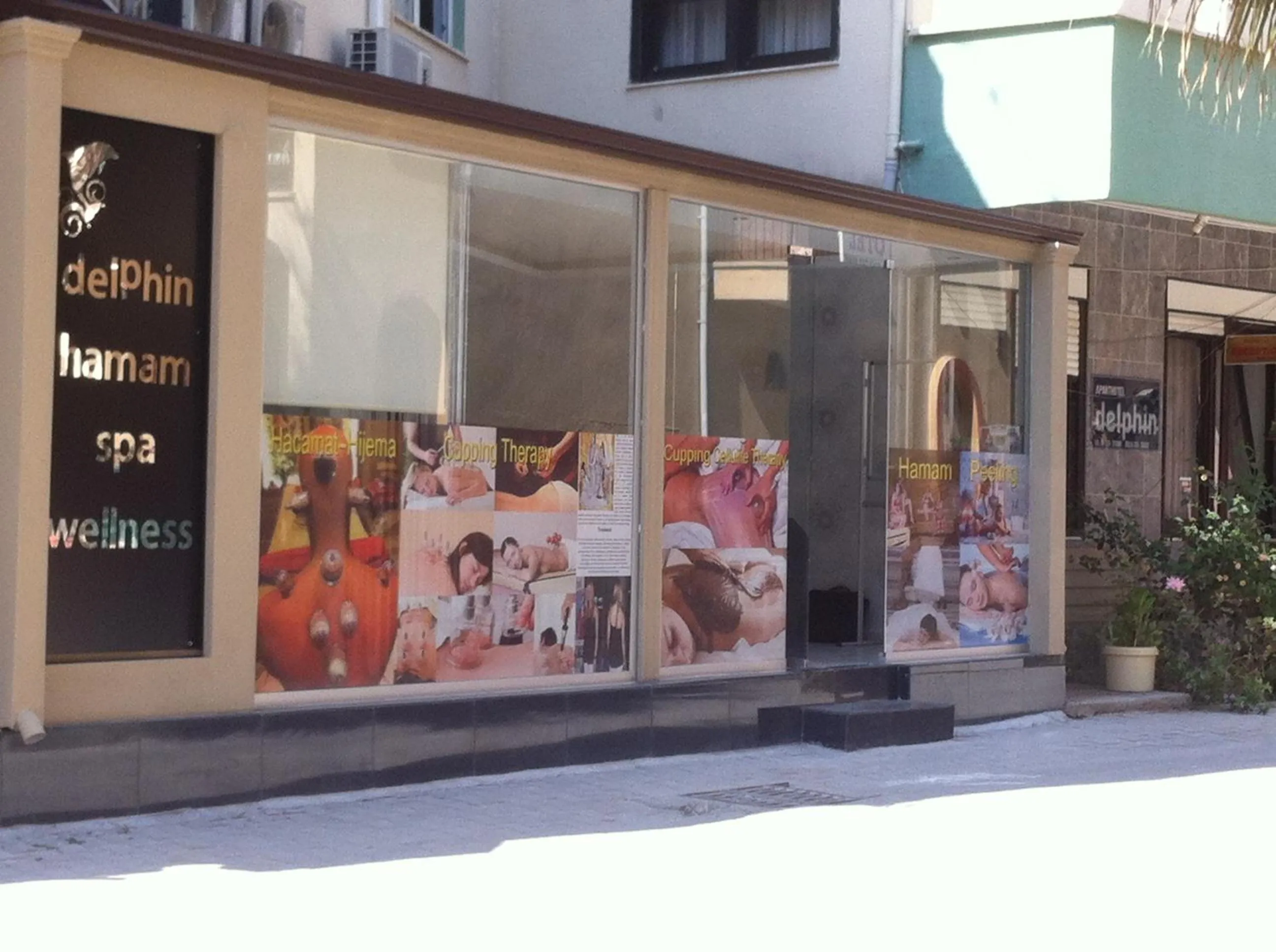 Hot Spring Bath in Delphin Apart Hotel