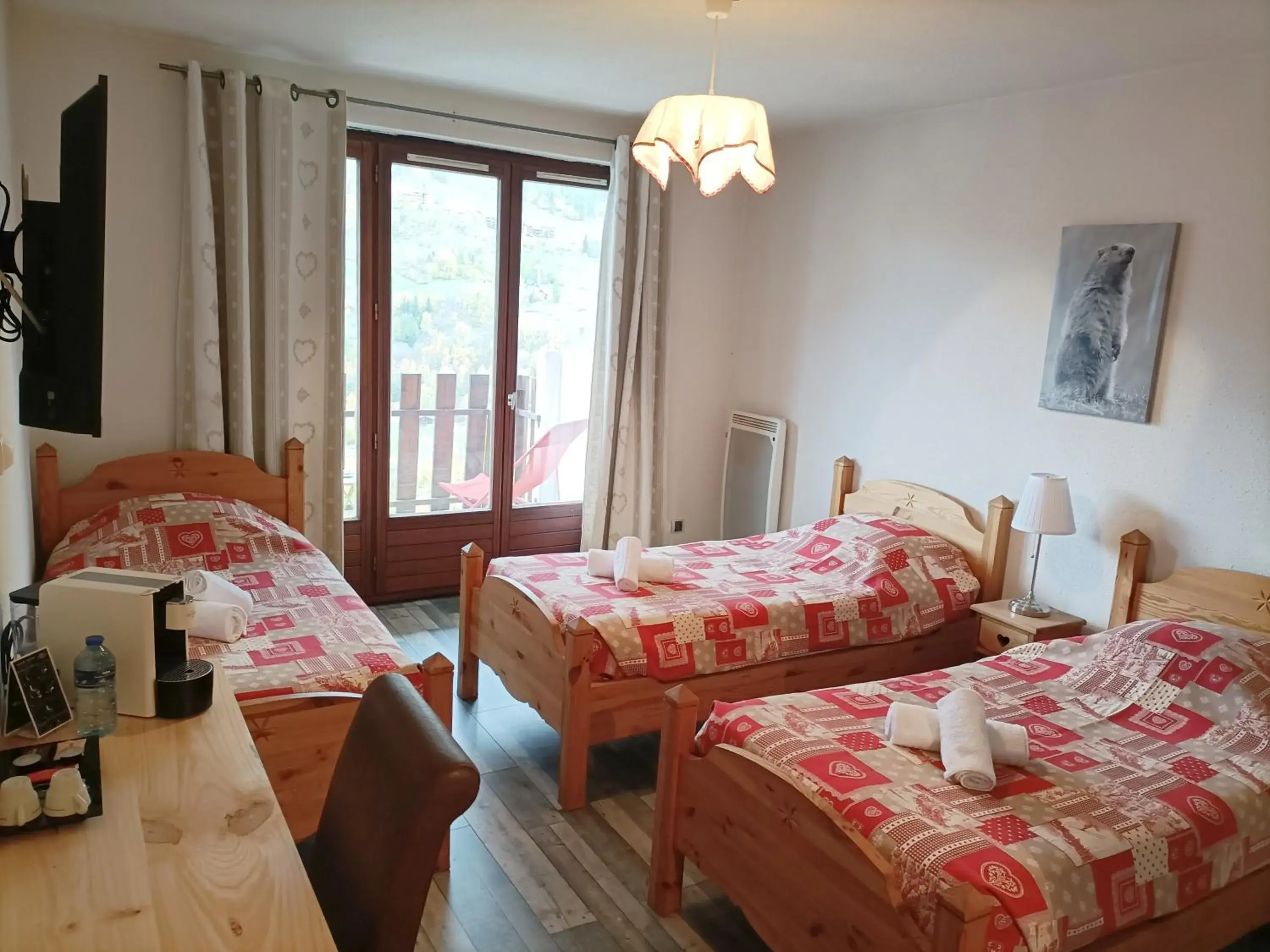 Twin Room in Hotel Plein Soleil Twin Room in Hotel Plein Soleil