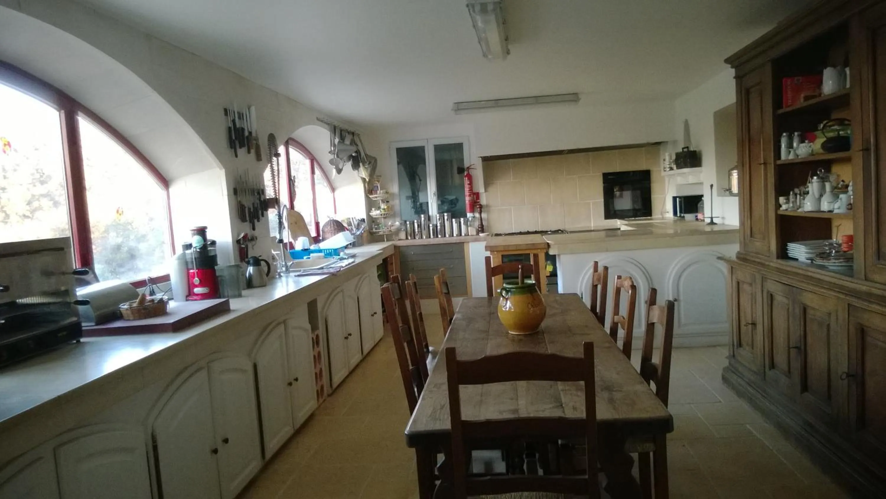 Communal kitchen in Chambre d'Hotes La Brunetière
