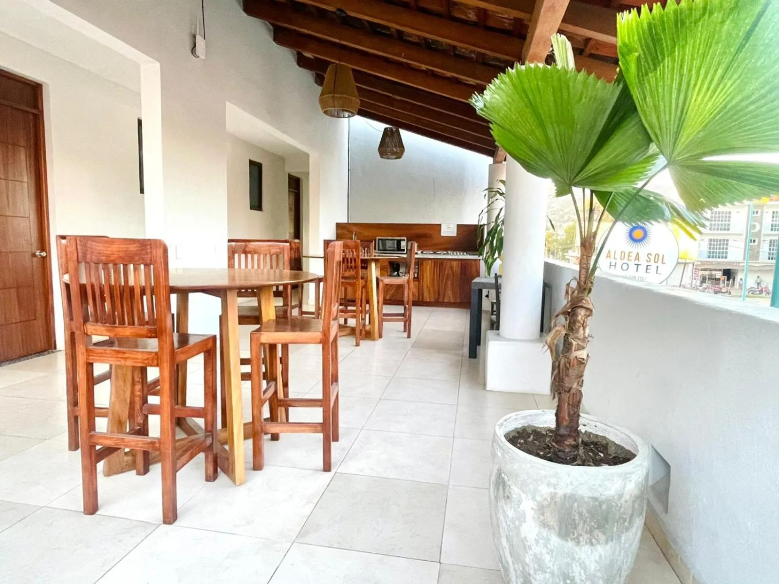 Balcony/Terrace in Hotel Aldea Sol