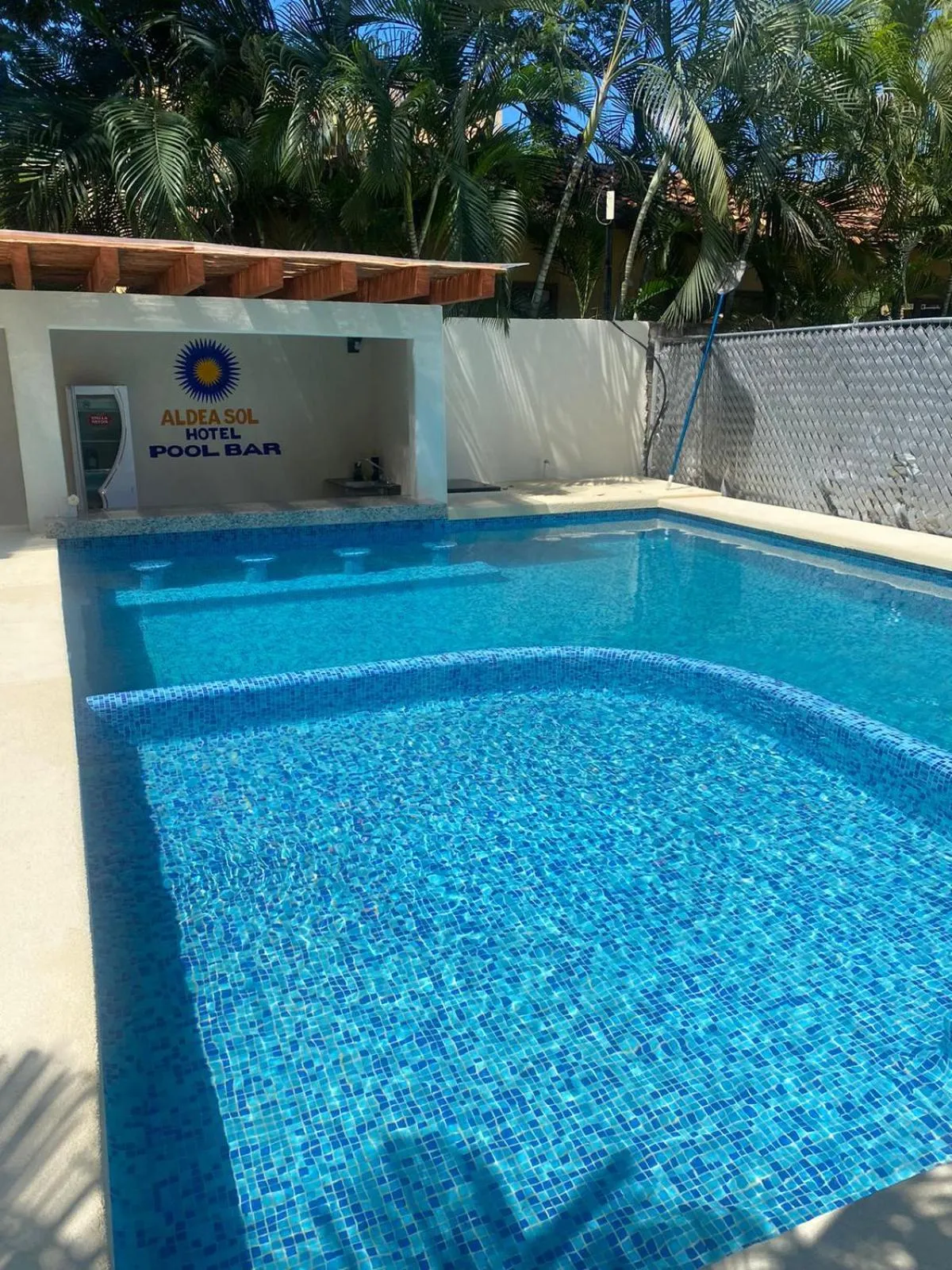 Swimming pool in Hotel Aldea Sol