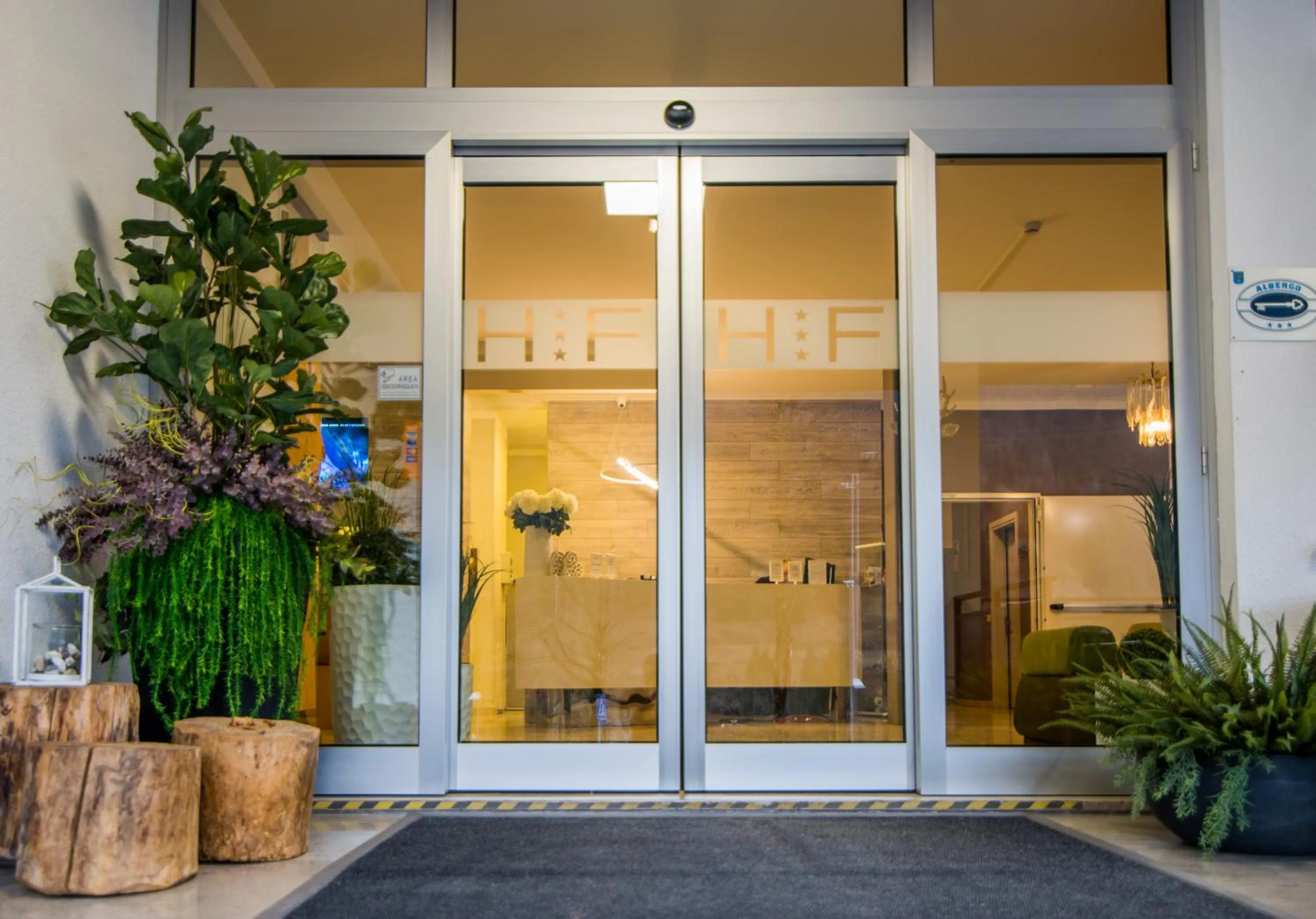 Facade/entrance in Hotel Alla Fonte