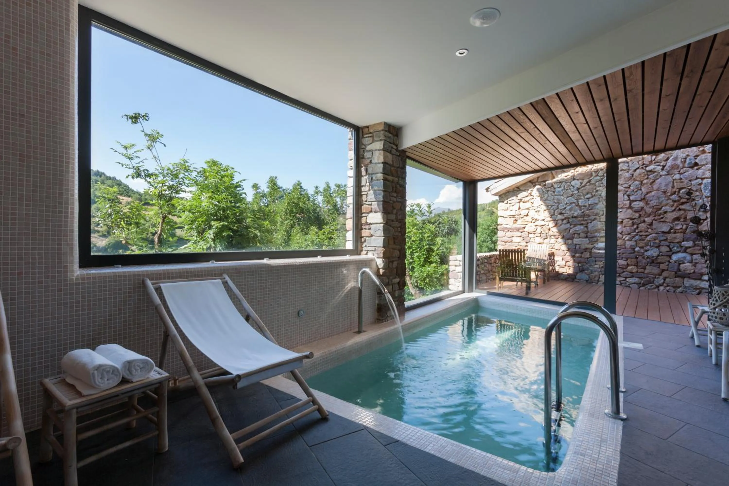 Sauna in Bonansa Country Hotel