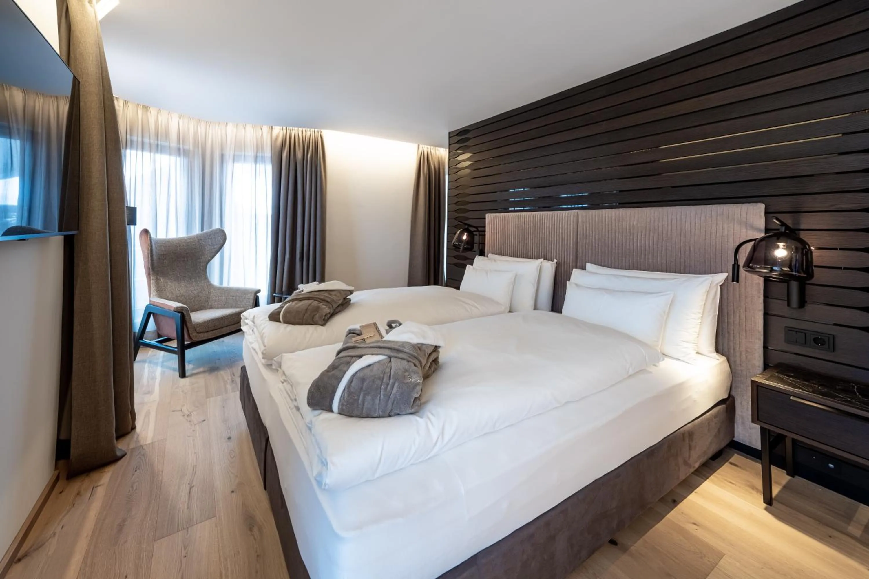 Bedroom, Bed in Stella Hotel - My Dolomites Experience