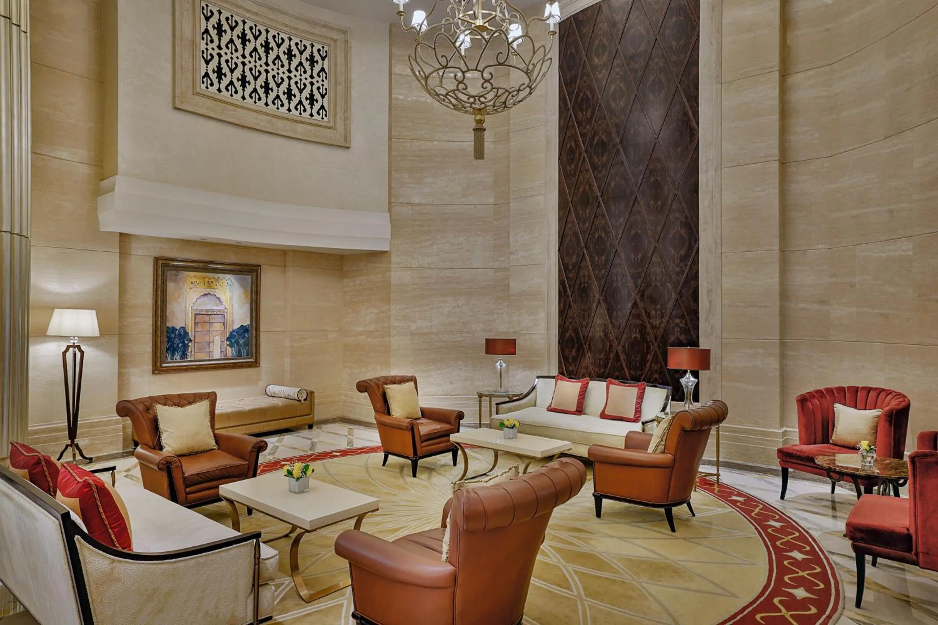 Lobby or reception in The St. Regis Abu Dhabi