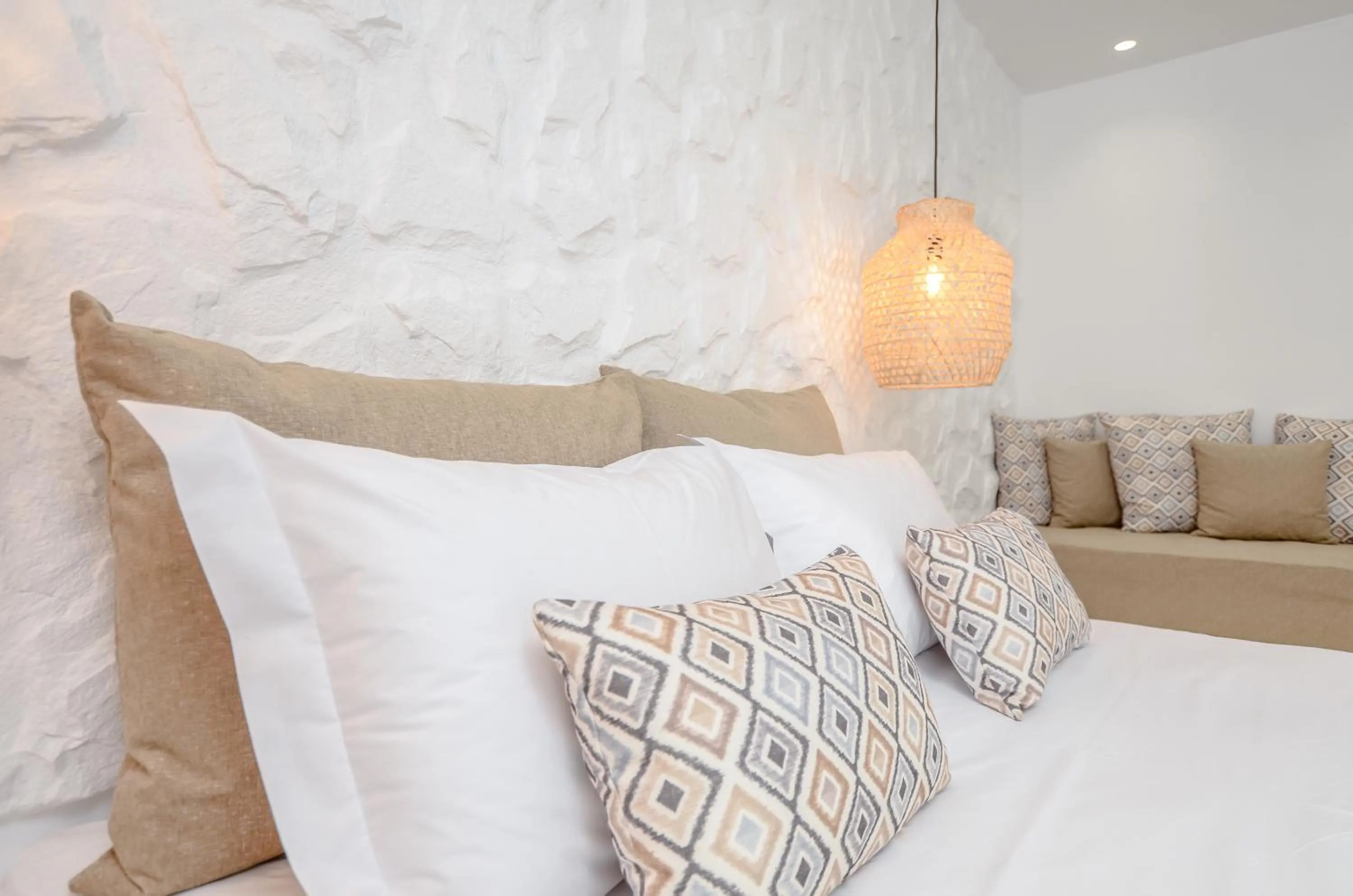 Bed in Naxian Spirit Inn