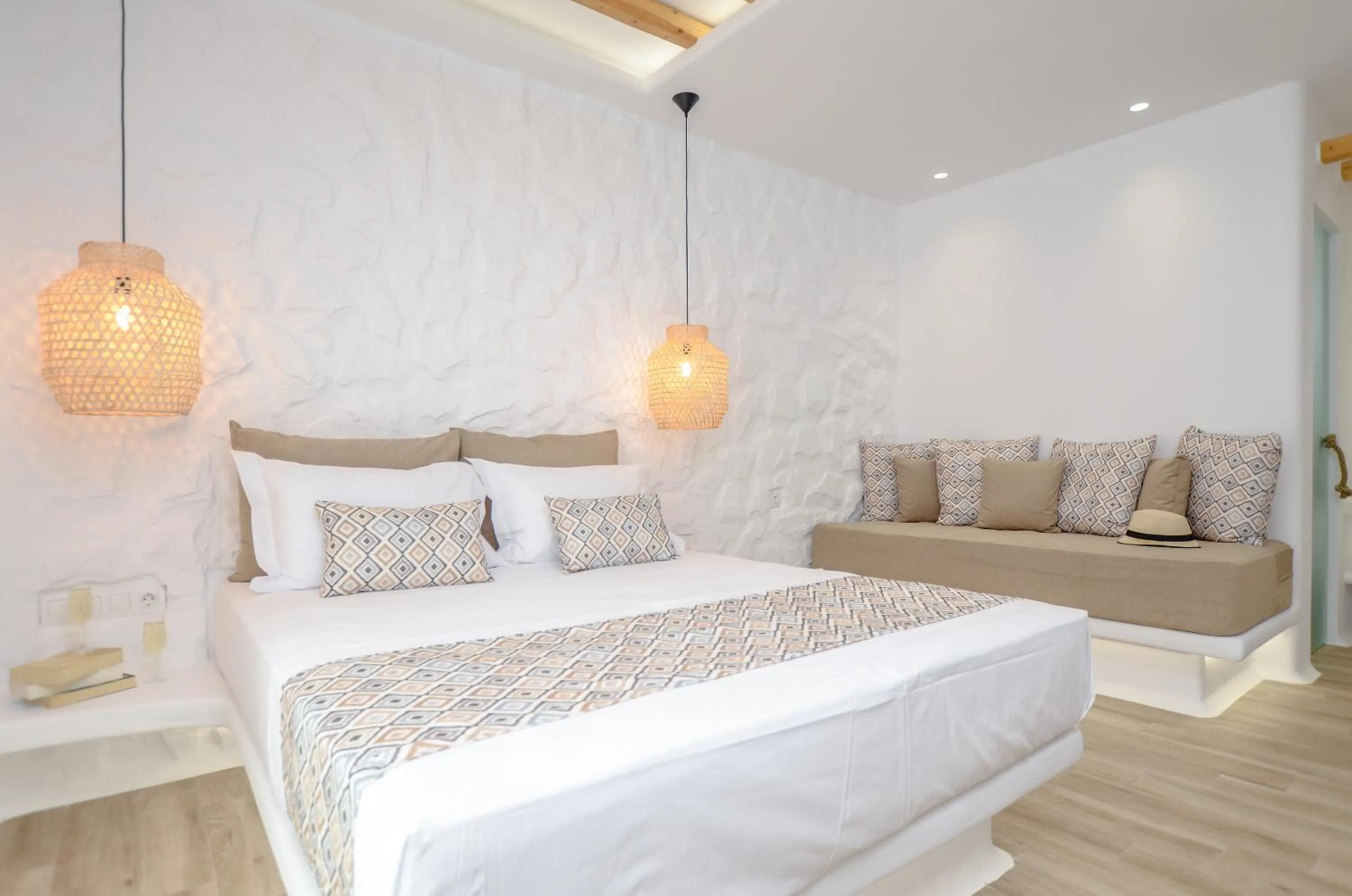 Bed in Naxian Spirit Inn