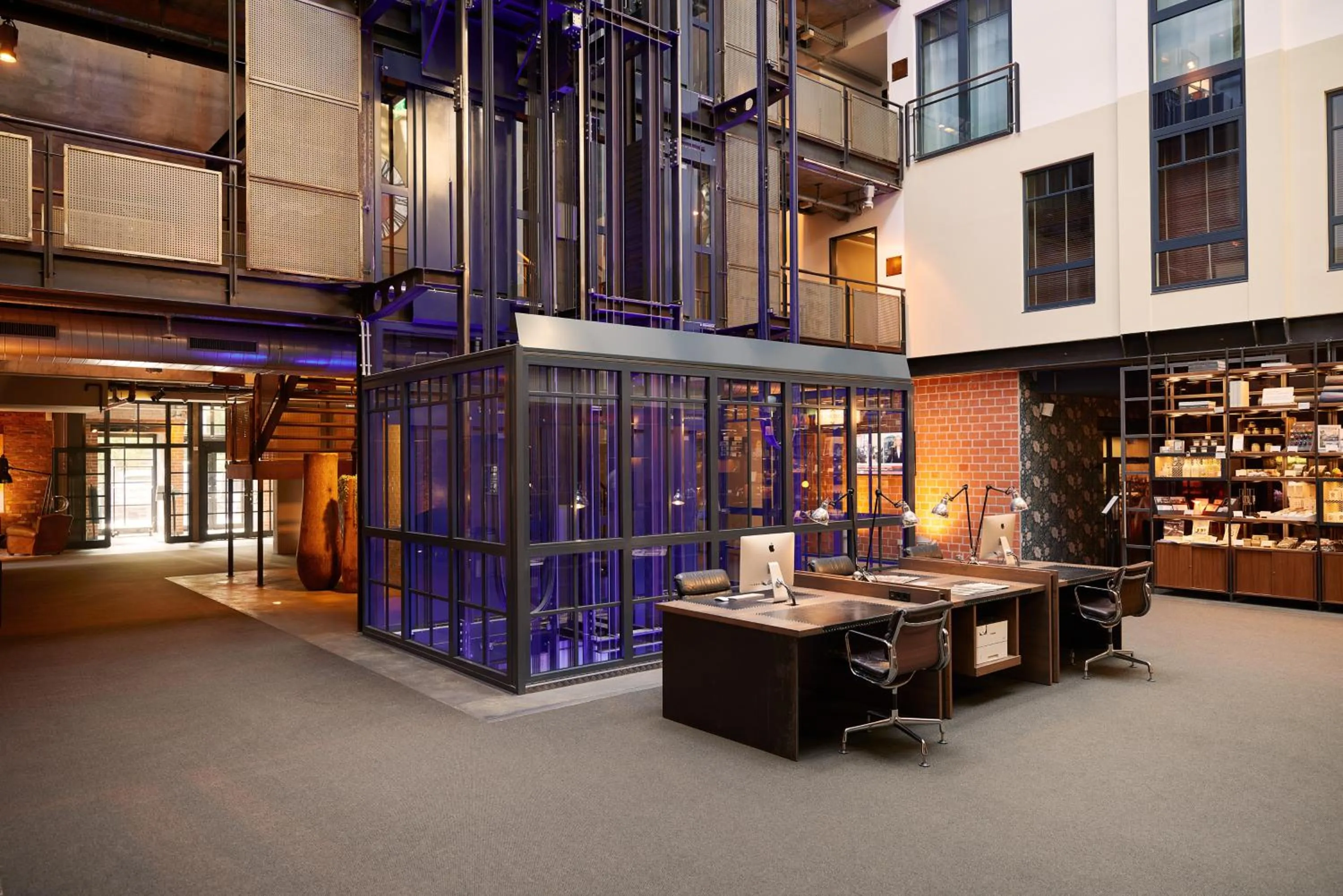 Lobby or reception in Gastwerk Hotel Hamburg