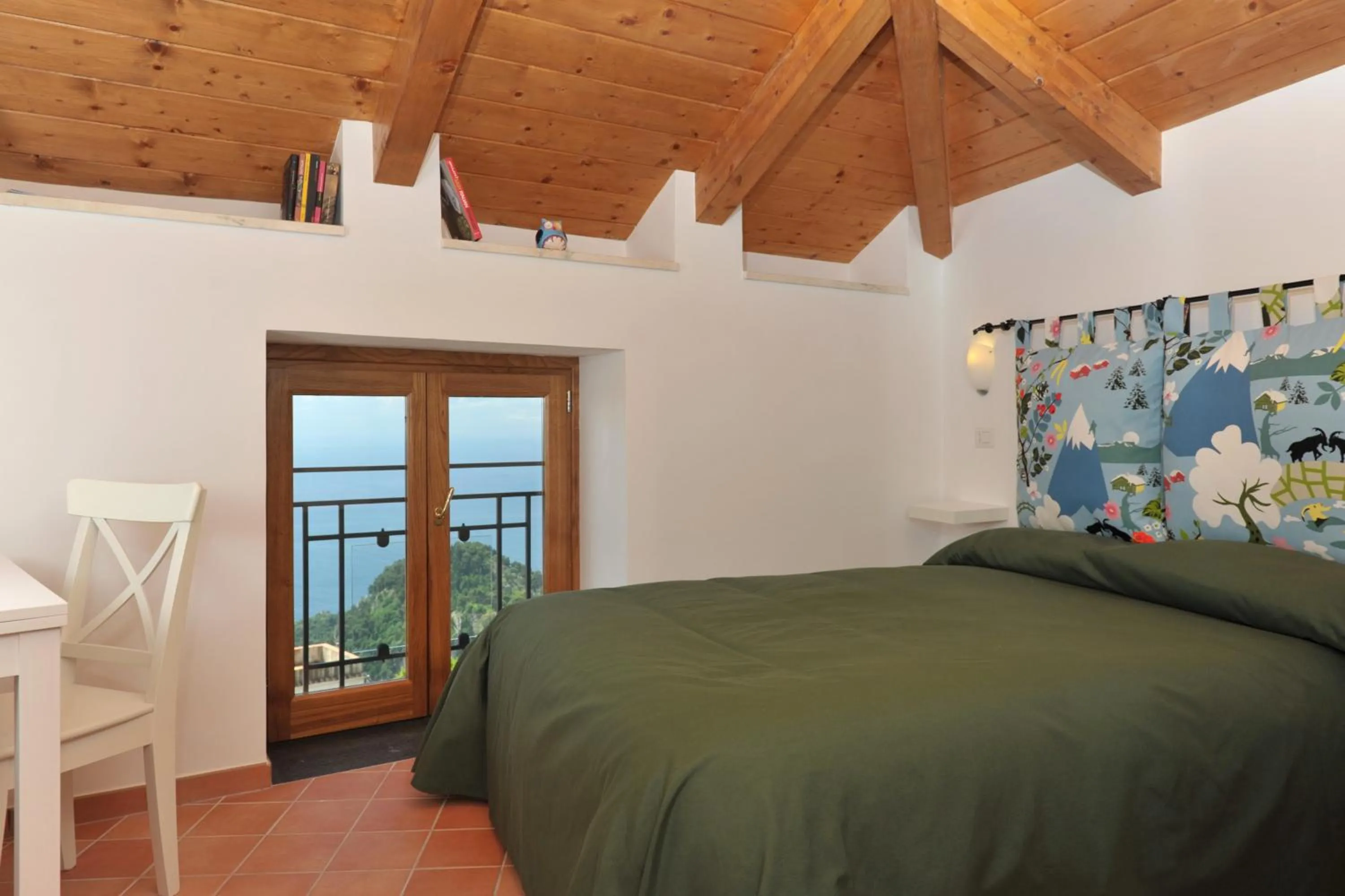 Balcony/Terrace, Bed in Casa Falcone B&B