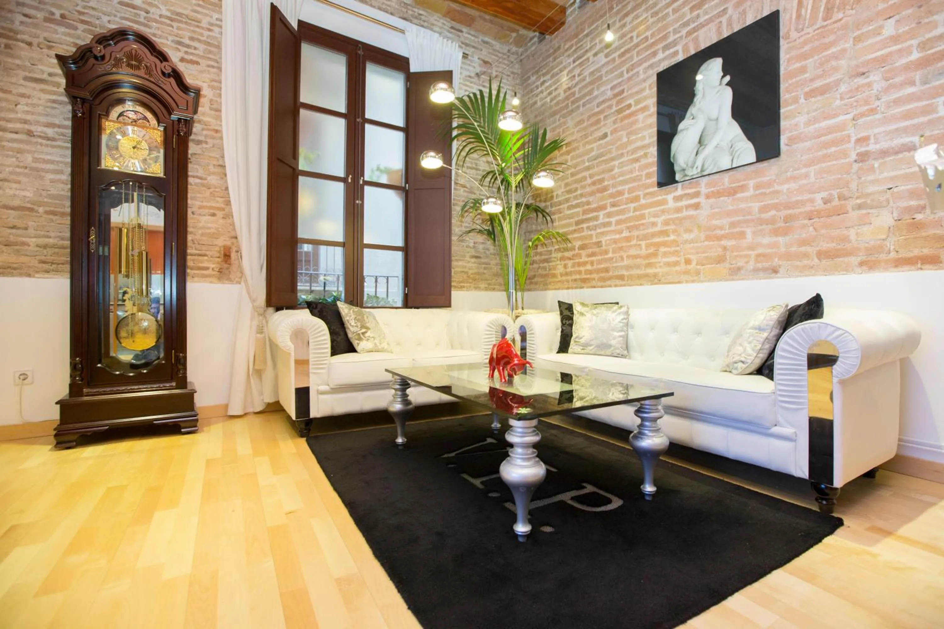 Living room in Lux Apartments Barcelona