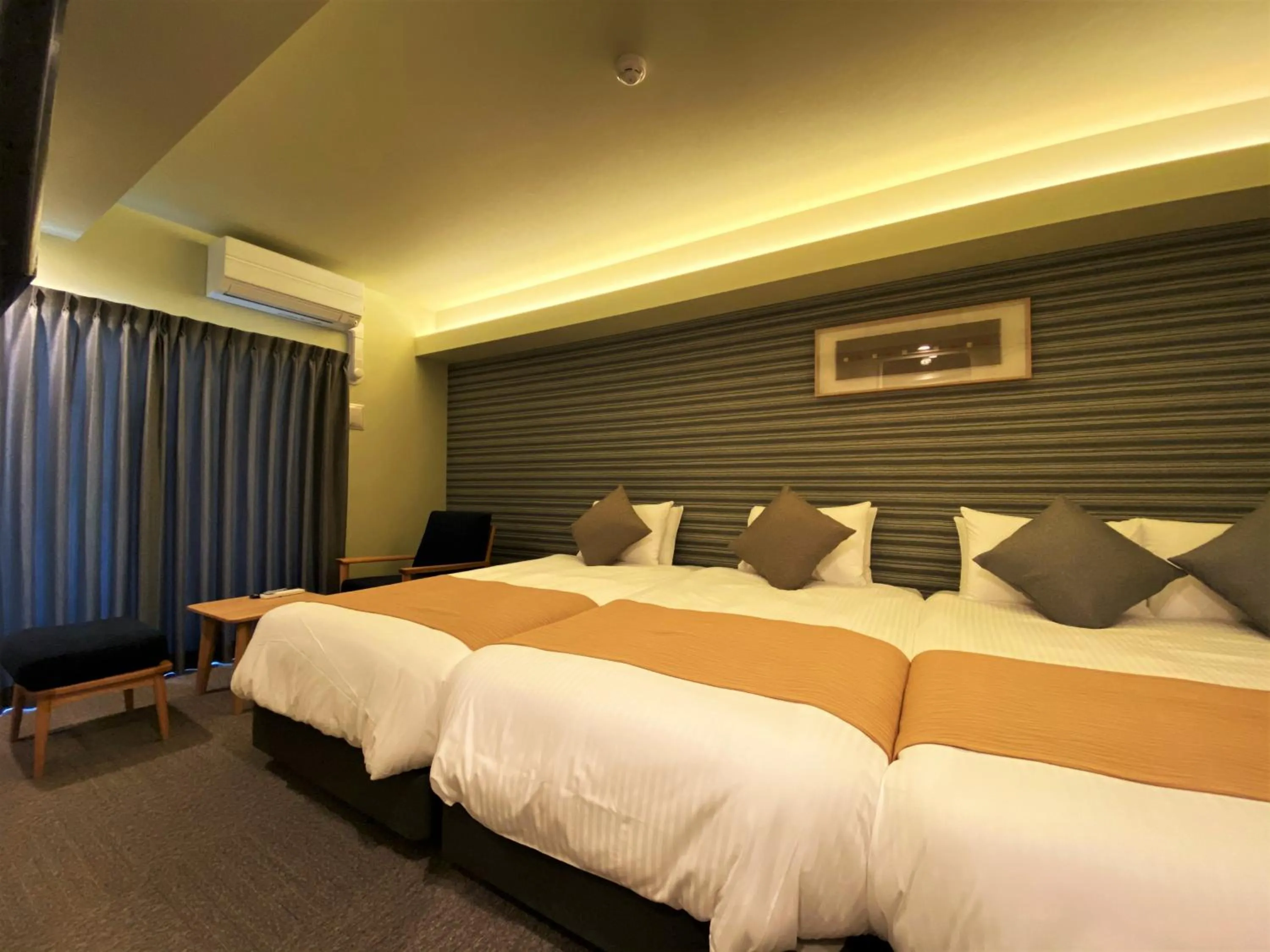 Bed in Randor Residential Hotel Fukuoka Annex