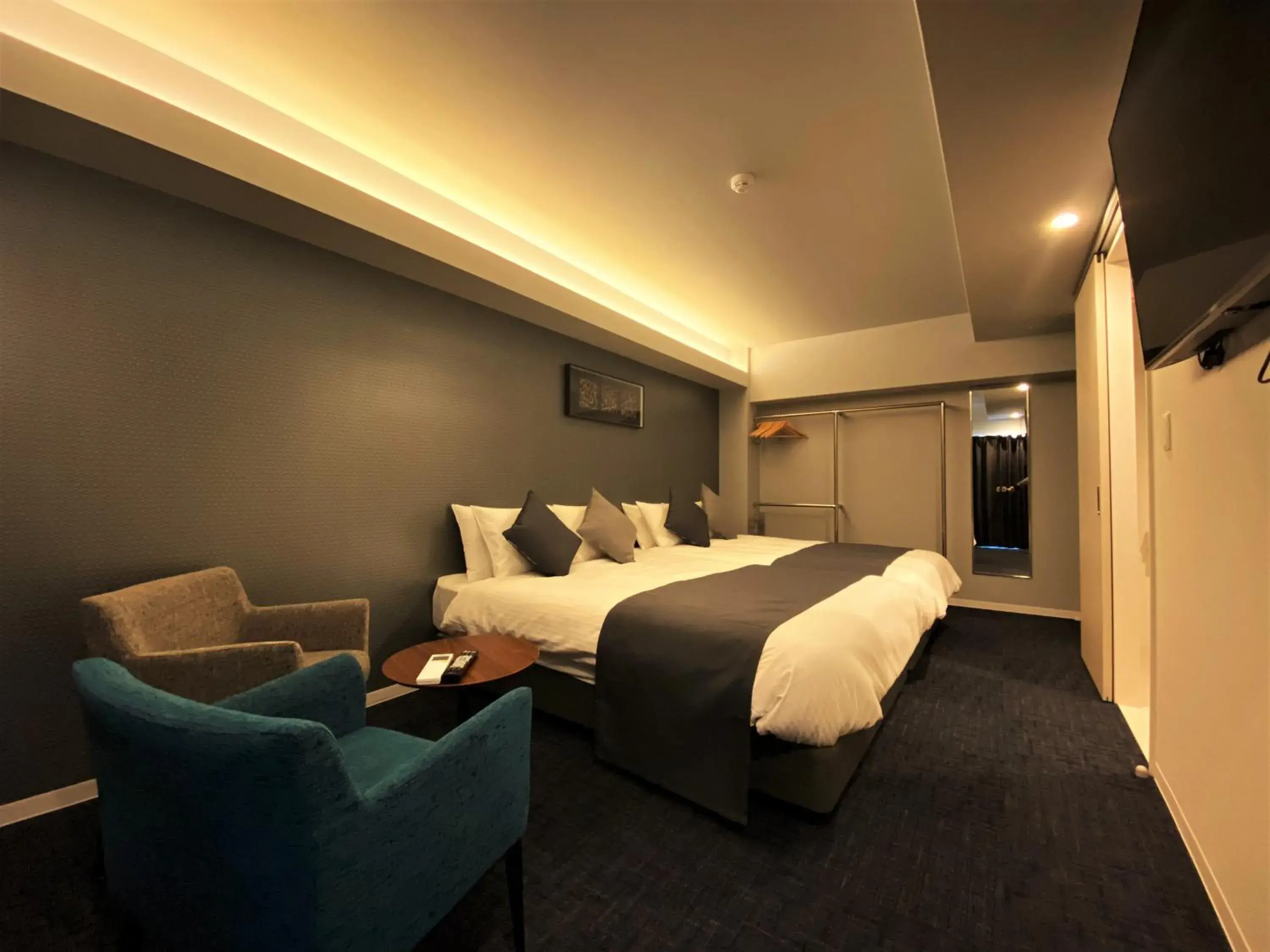 Photo of the whole room, Bed in Randor Residential Hotel Fukuoka Annex Photo of the whole room, Bed in Randor Residential Hotel Fukuoka Annex