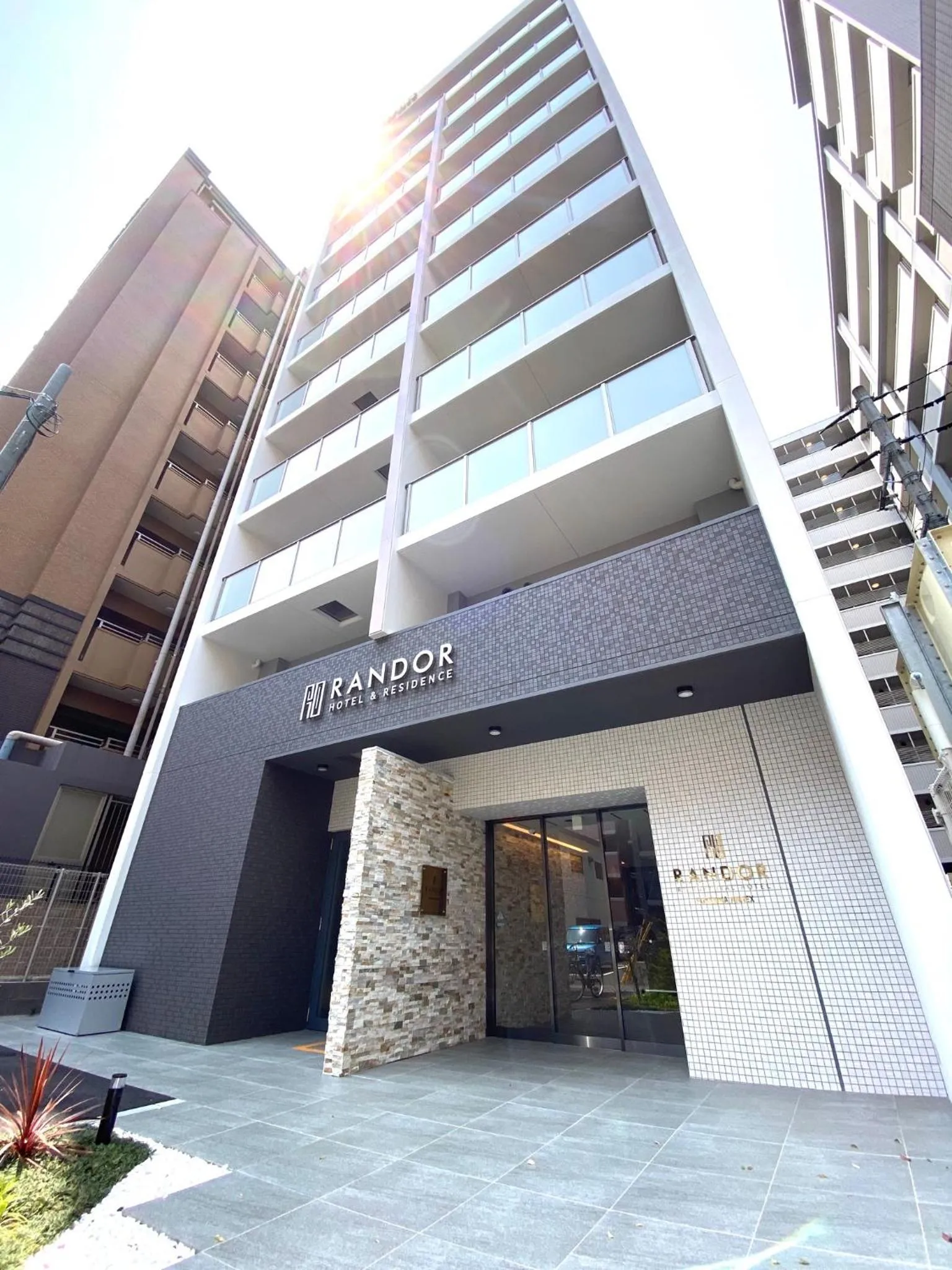 Facade/entrance in Randor Residential Hotel Fukuoka Annex