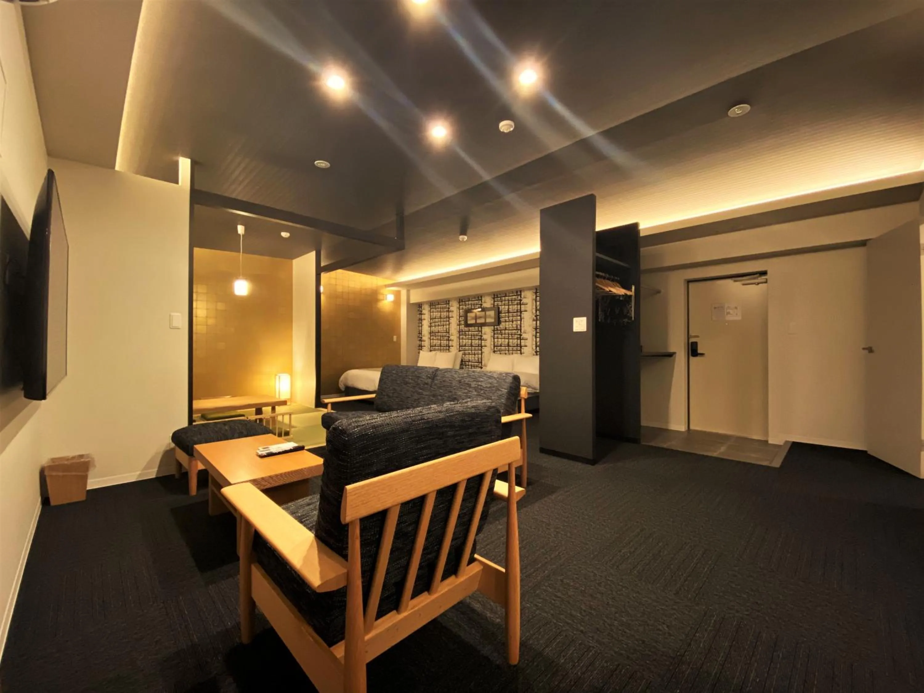 Photo of the whole room, Bed in Randor Residential Hotel Fukuoka Annex