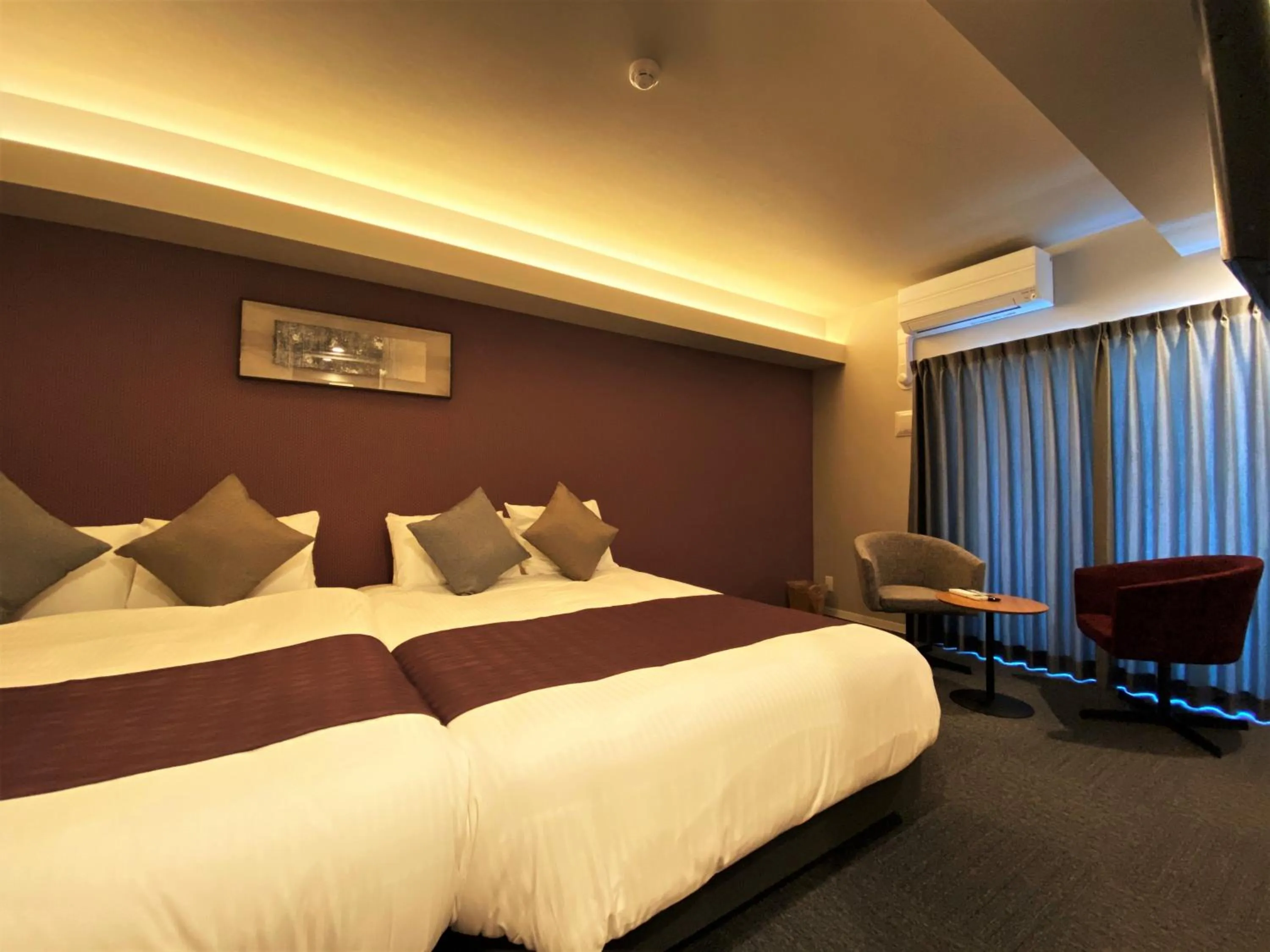 Bed in Randor Residential Hotel Fukuoka Annex