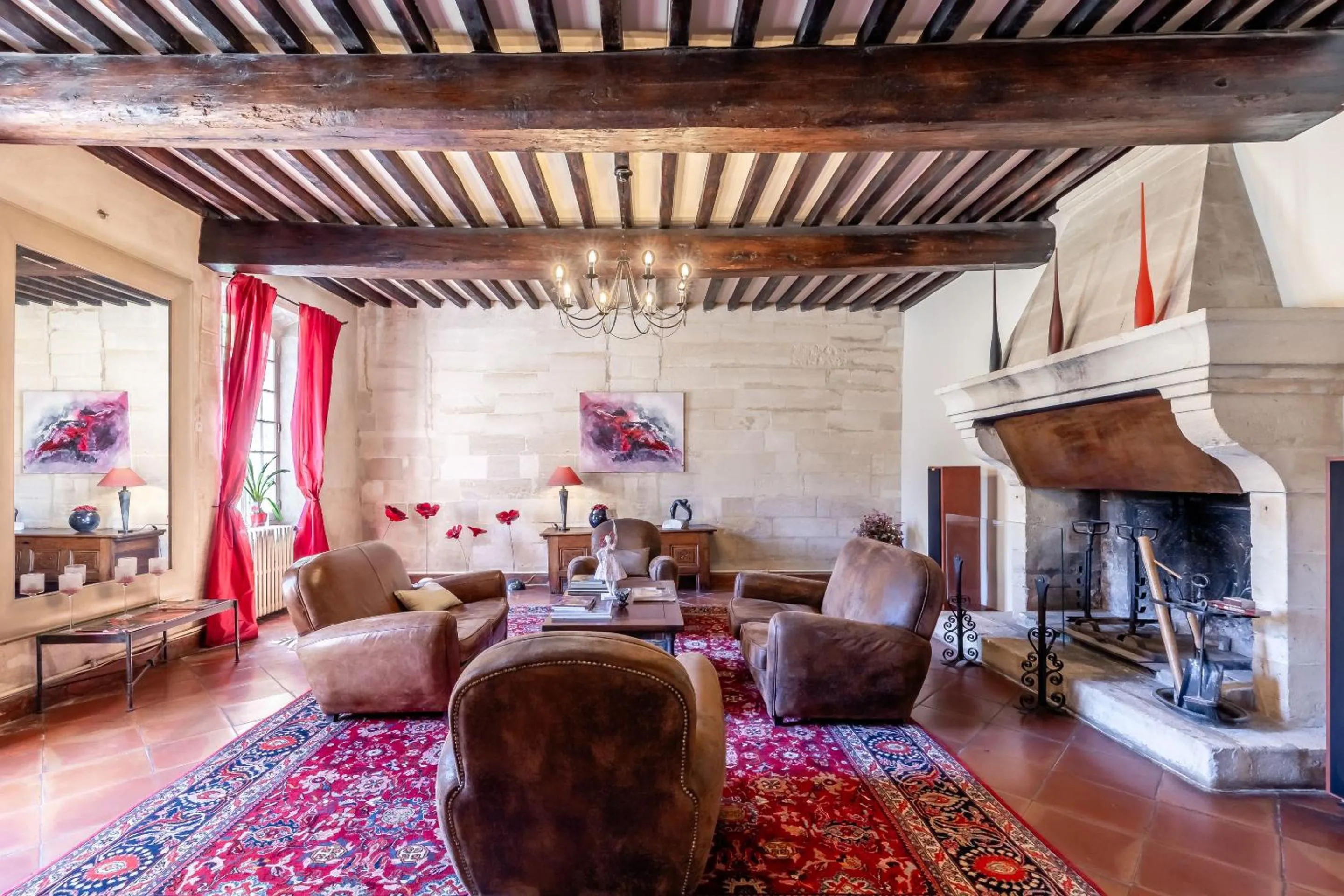 Living room in Domaine de Rhodes - 5 Chambres et 7 locations de vacances