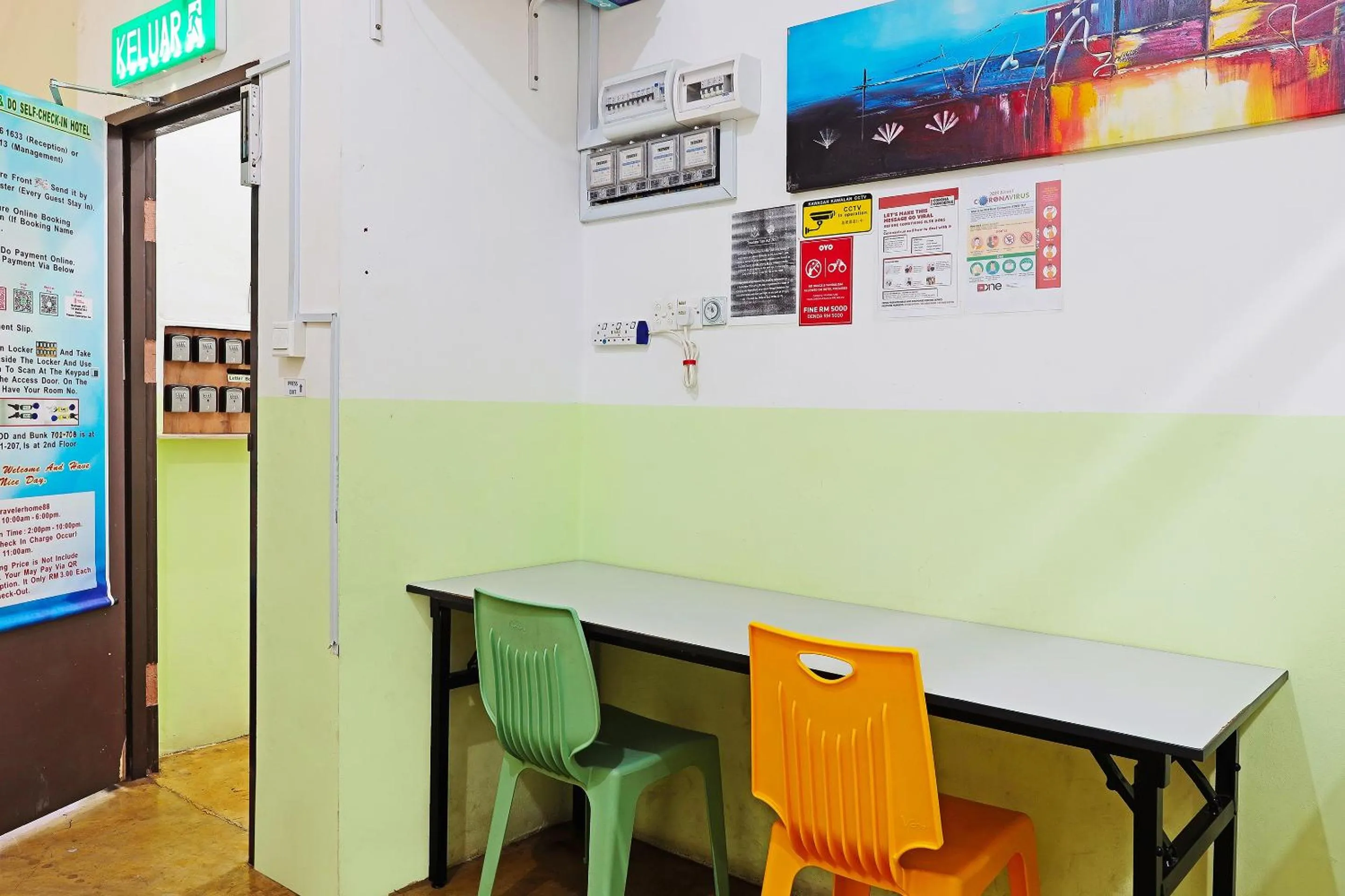 Lobby or reception in SPOT ON 89805 The Traveler Home