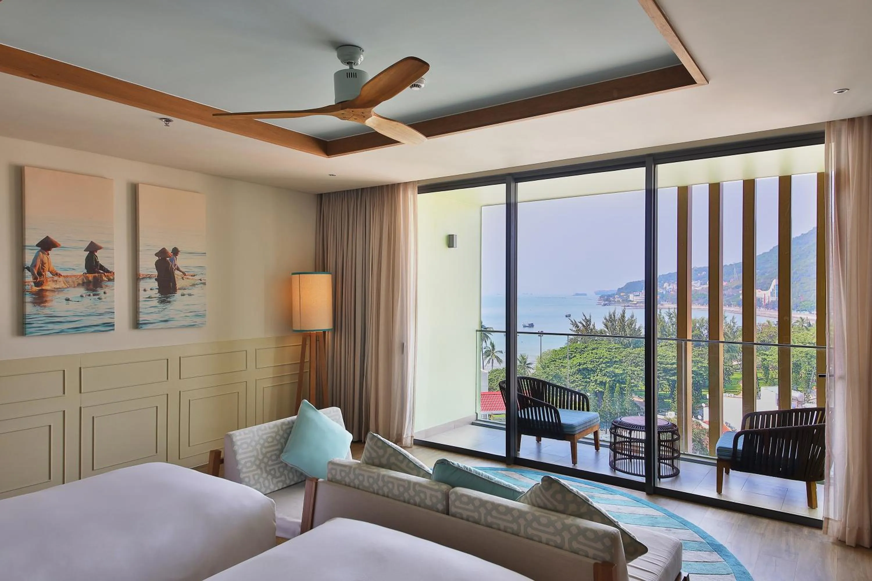 View (from property/room), Bed in Fusion Suites Vung Tau