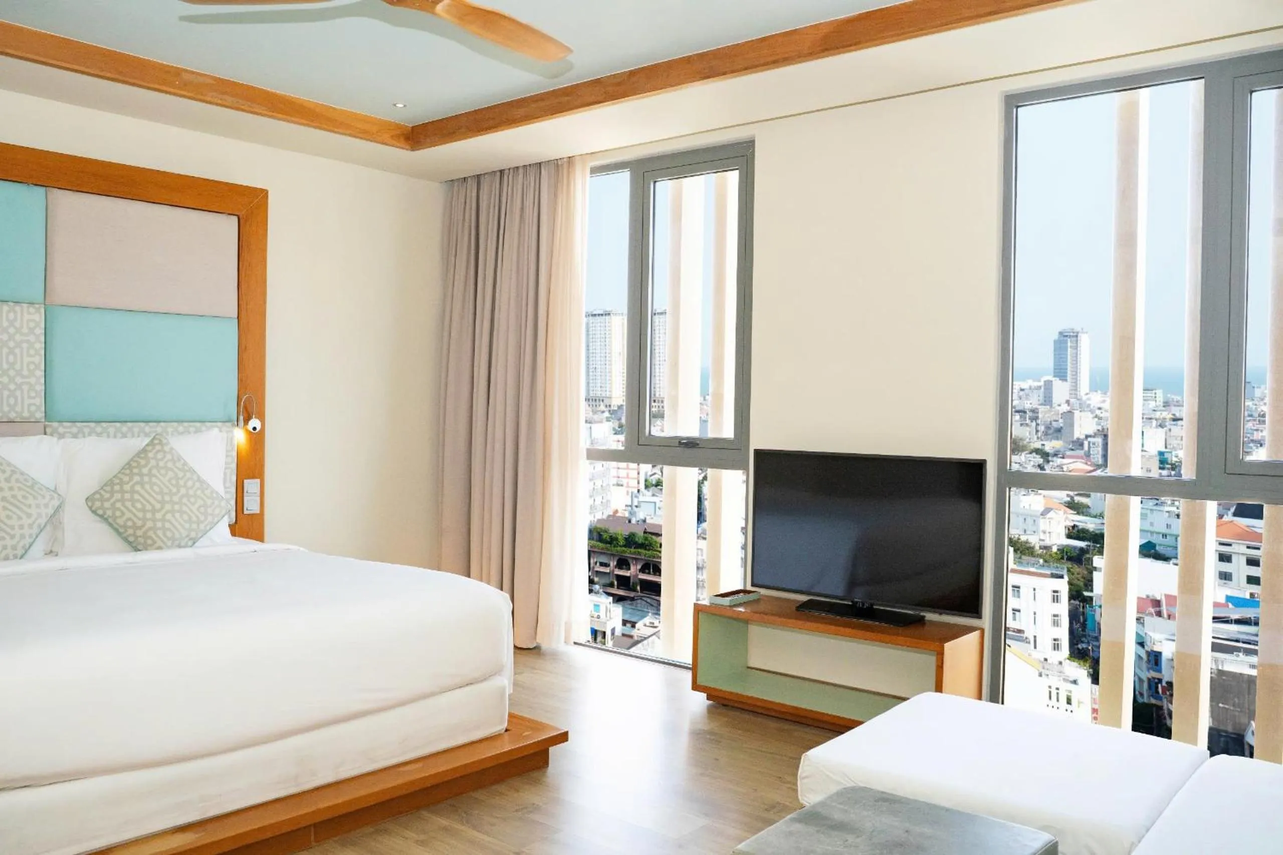 Bedroom, Bed in Fusion Suites Vung Tau