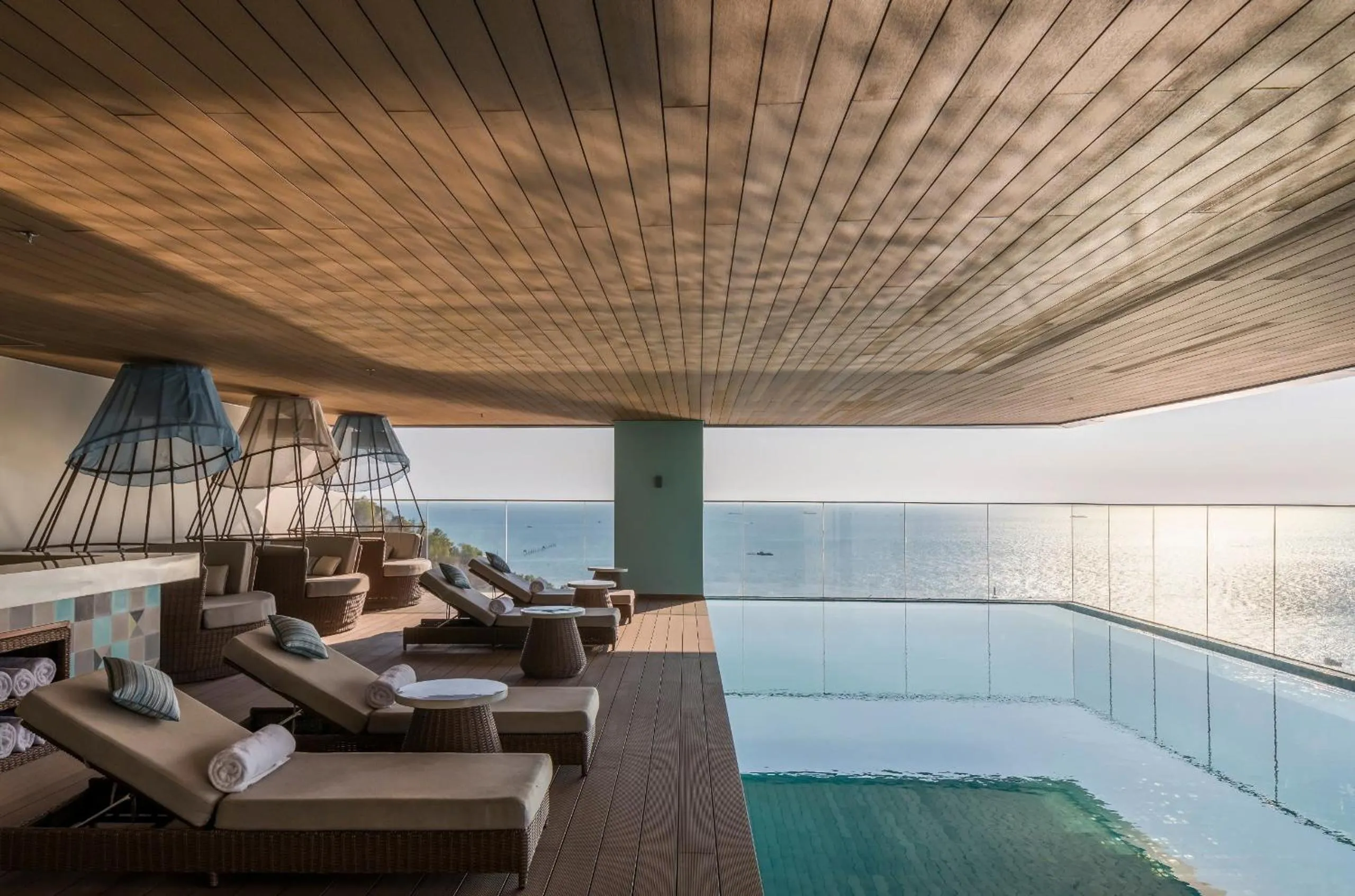 Swimming pool in Fusion Suites Vung Tau