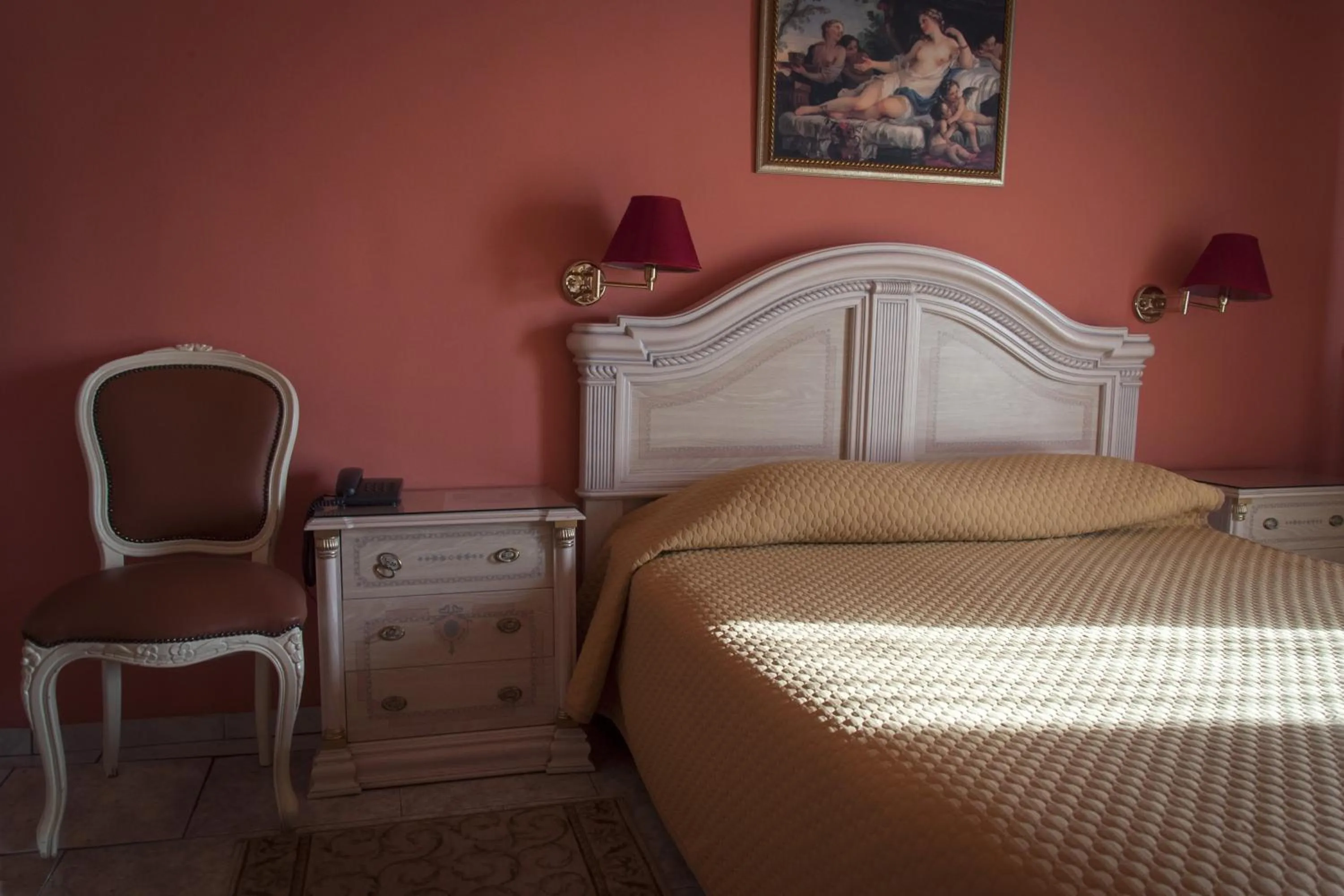 Bed in Hotel Marianna