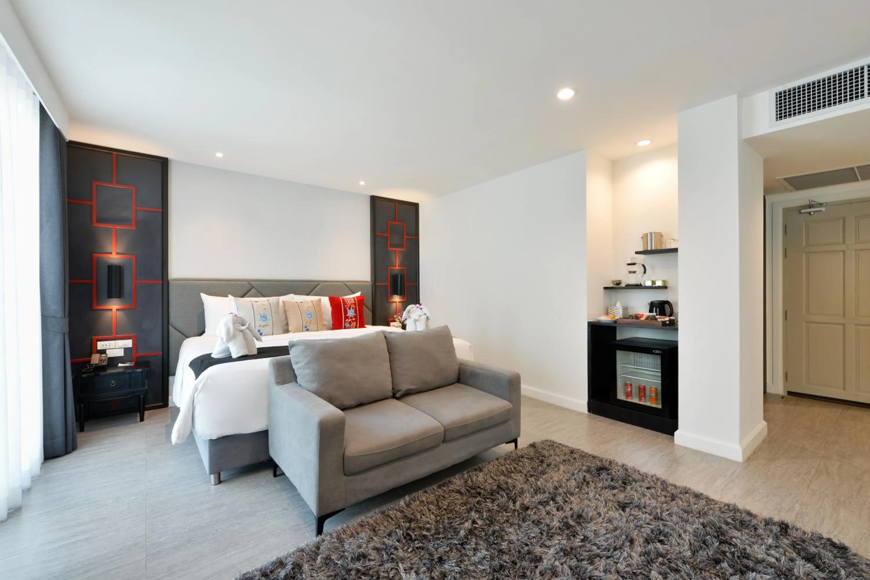 Bed in Villa De Pranakorn