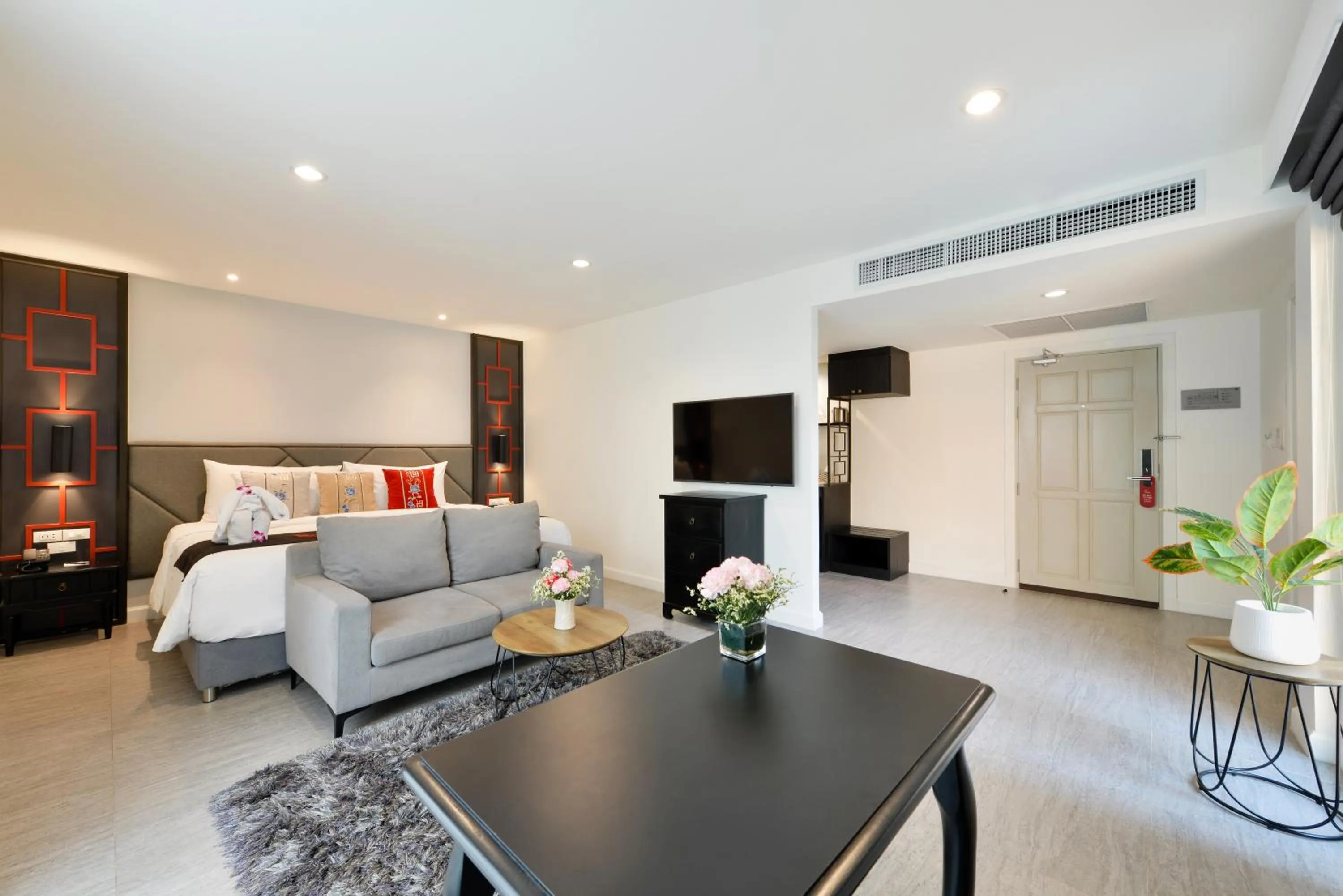 Bed in Villa De Pranakorn