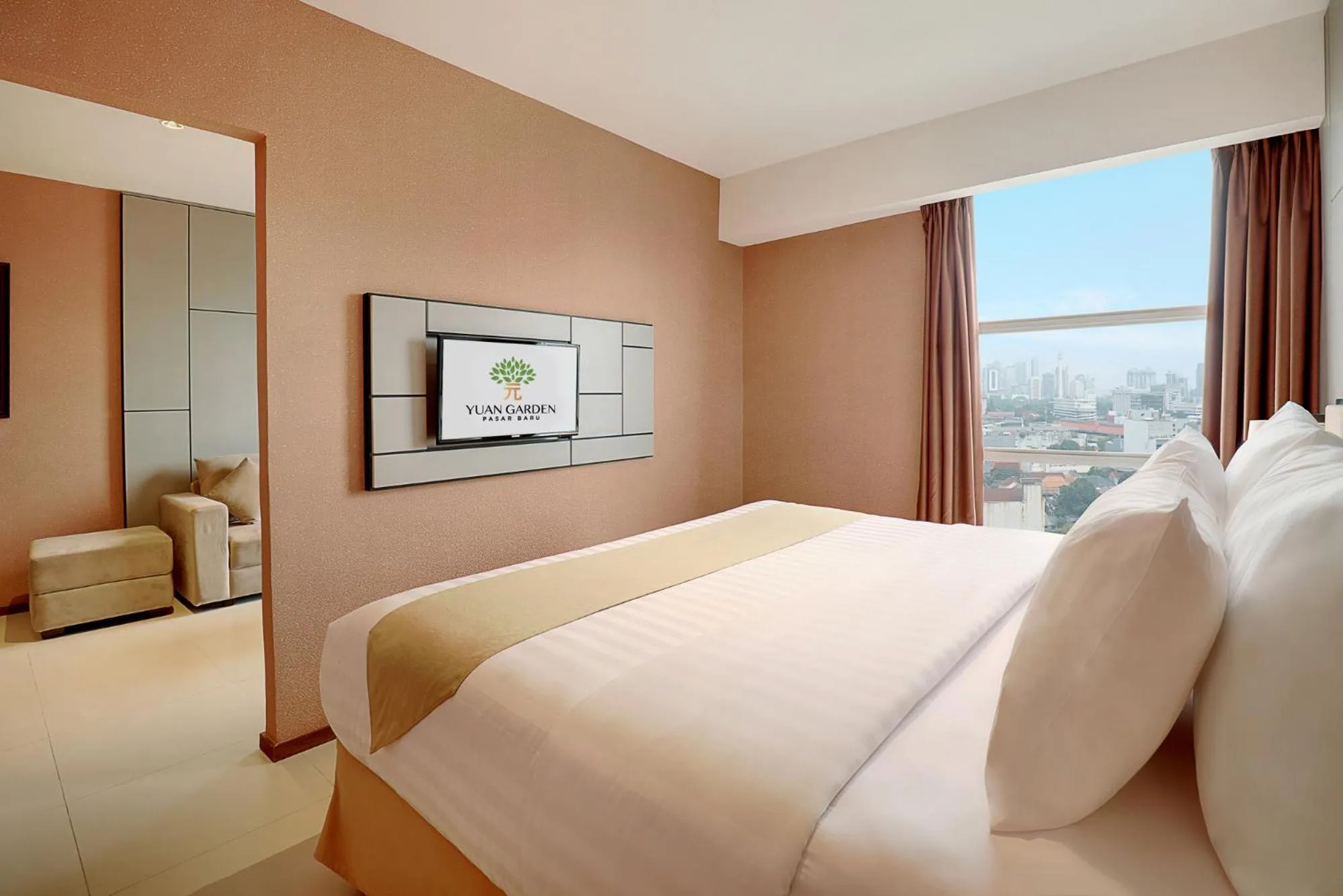 Bed in Yuan Garden Pasar Baru